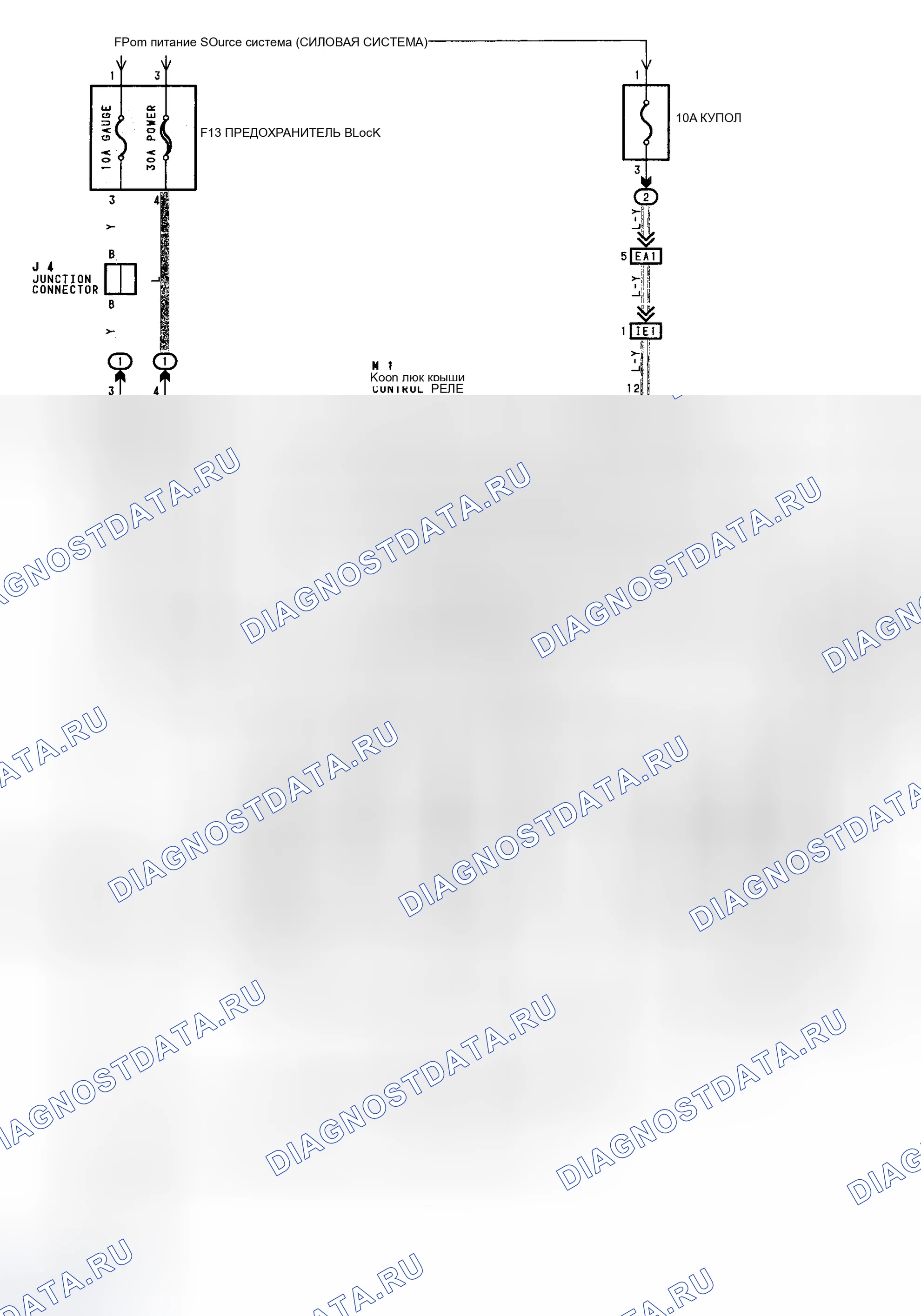 Рис. 24: электросхемы. Toyota Land Cruiser 80