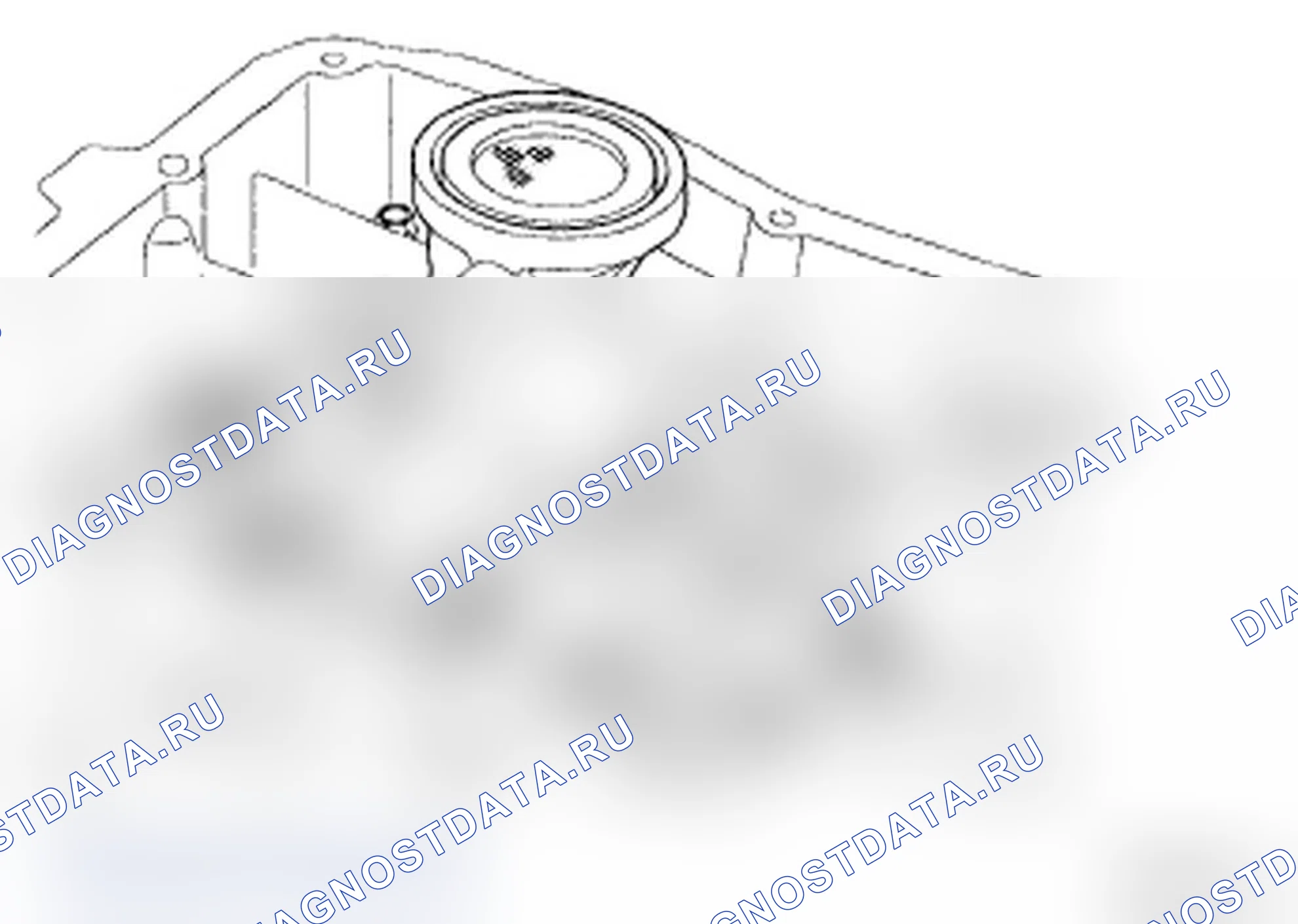 Рис. 466: МАСЛЯНЫЙ НАСОС. Hyundai Santa Fe II