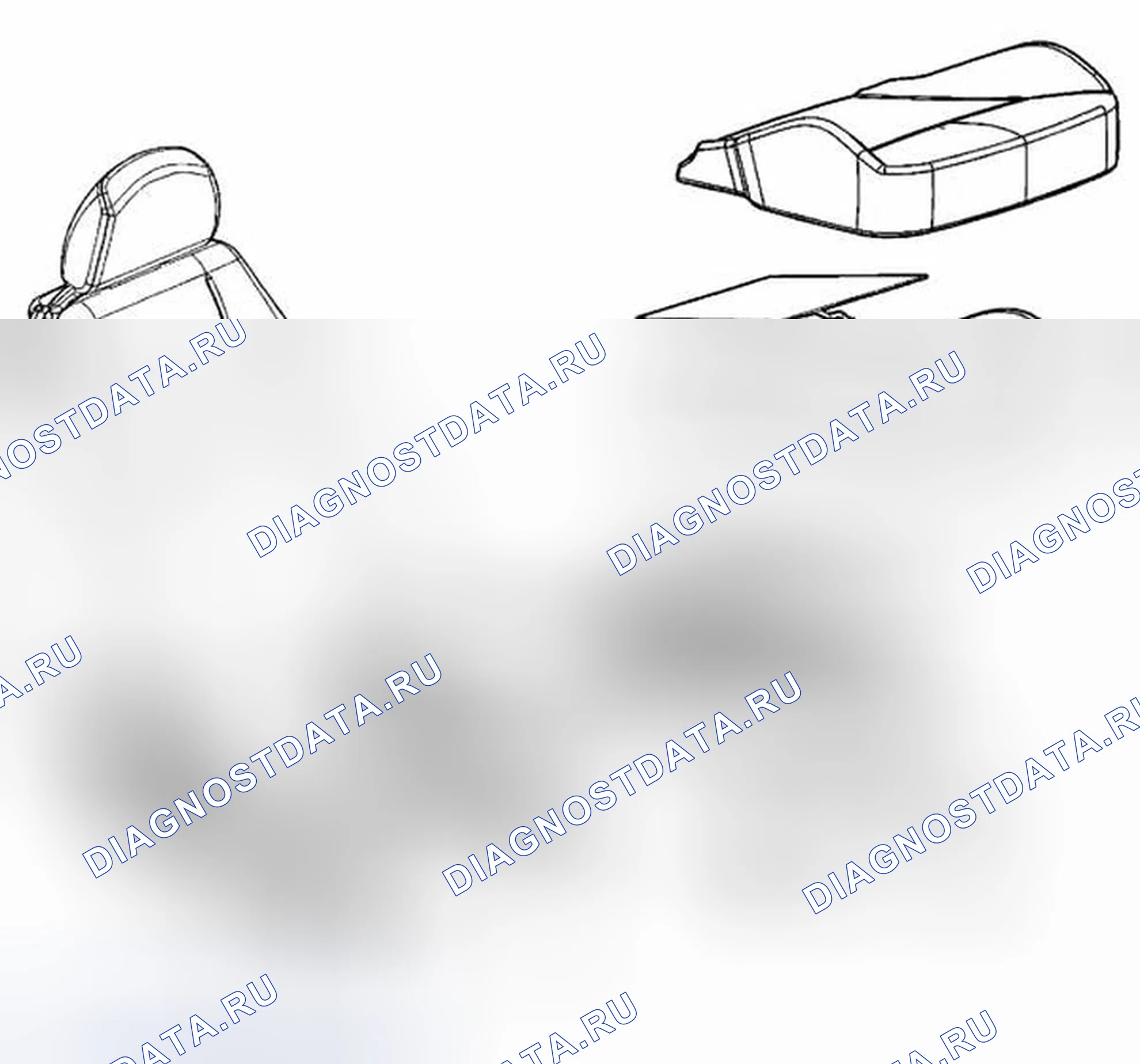 Рис. 20: Замена модуля управления обогреваемым сиденьем - спереди. Chevrolet Cobalt I