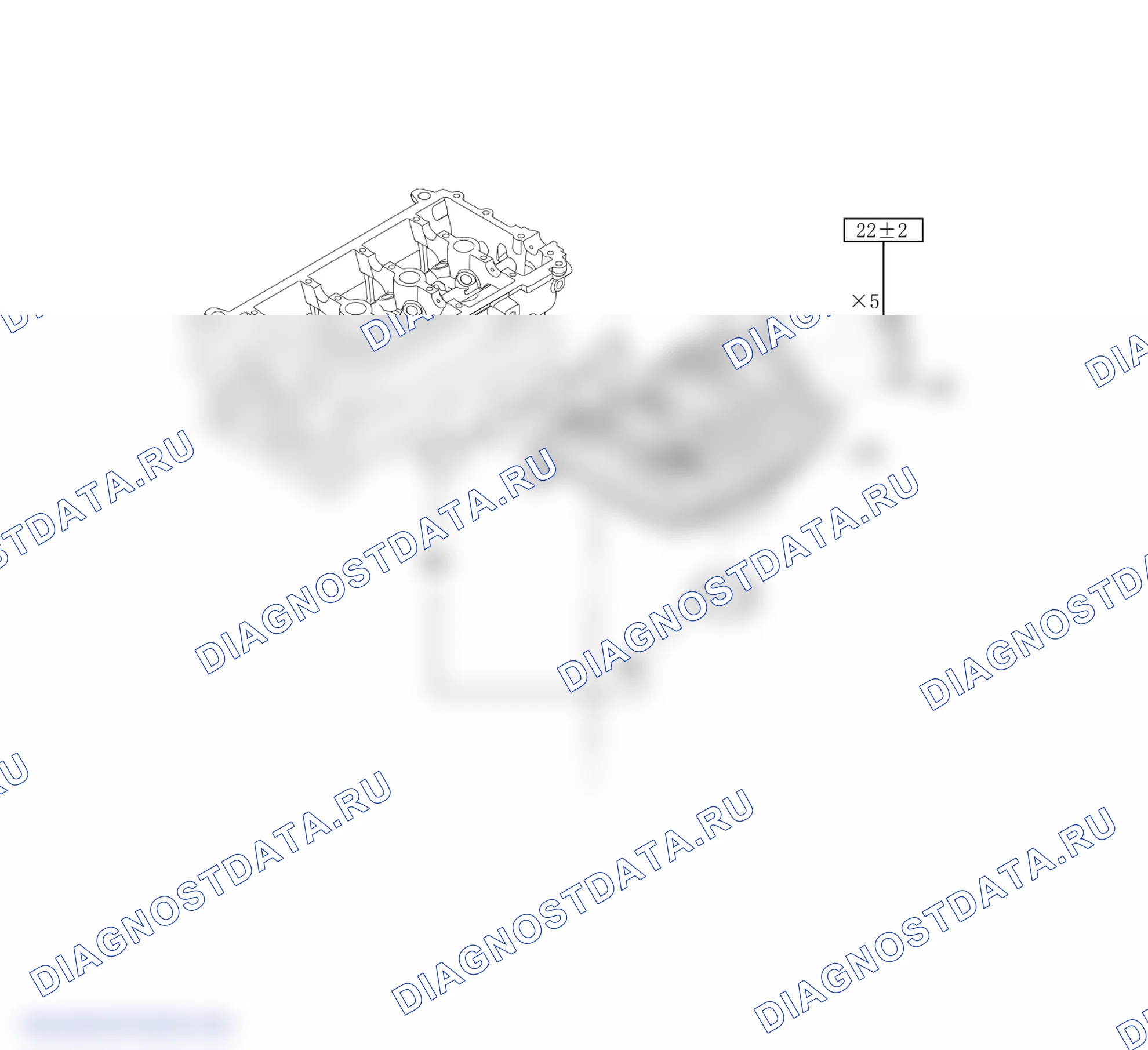 Схема расположения впускного коллектора — Haval H4. Haval H4 I