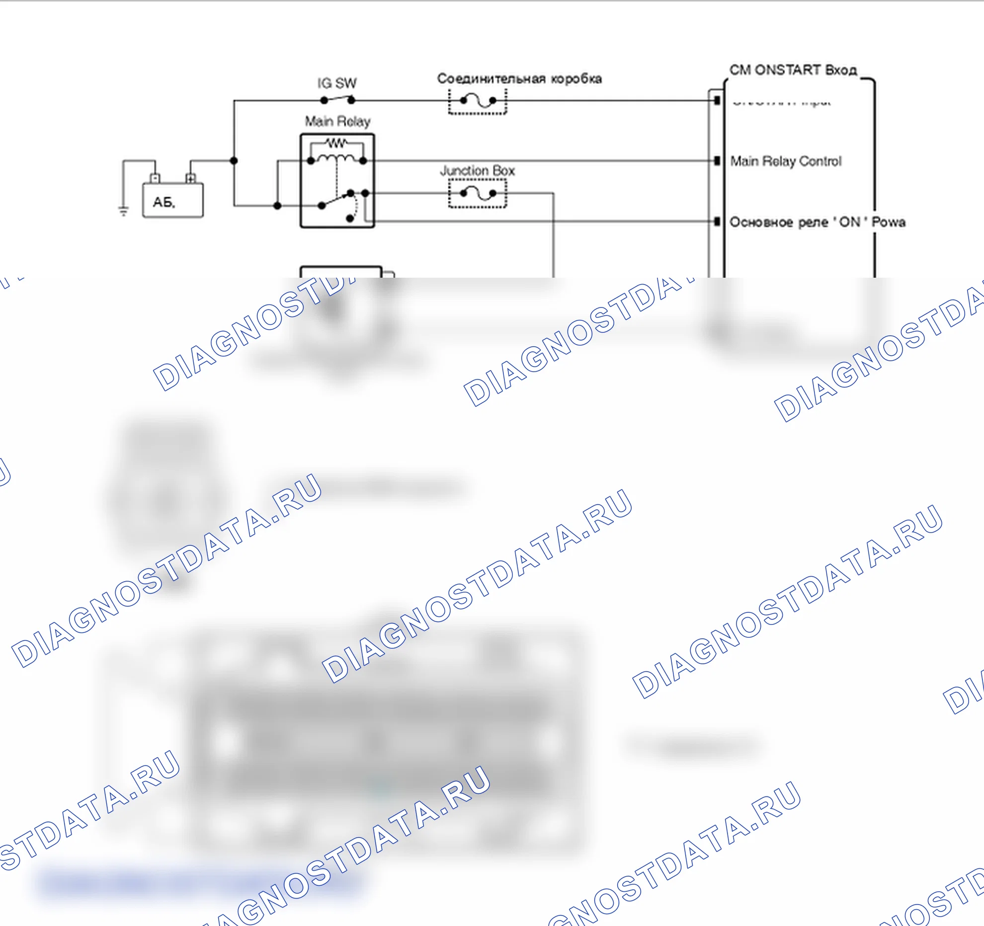Фрагмент электросхемы: P0660. Hyundai Santa Fe CM
