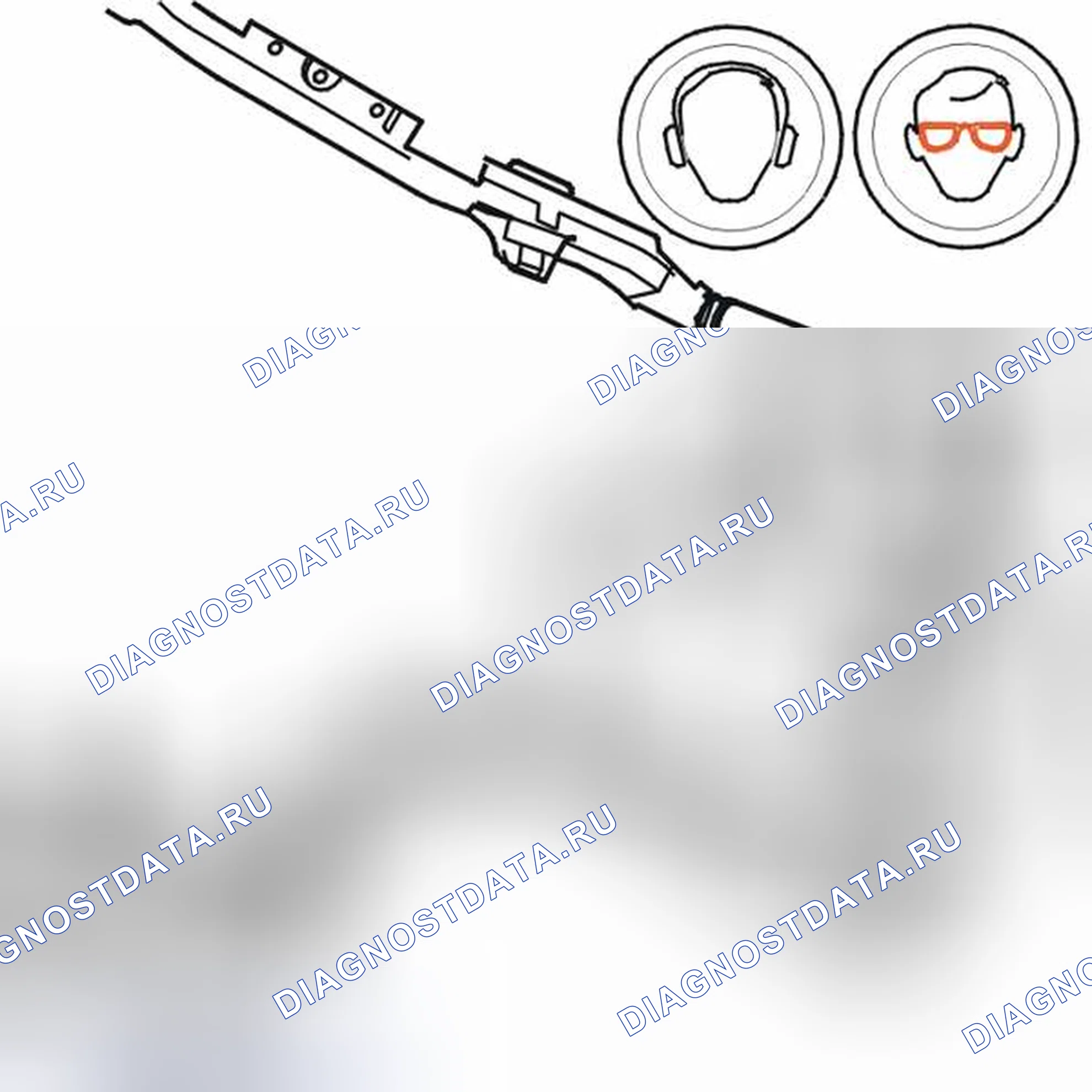 Рис. 364: Подключение кабелей к надувной завесе (Ic). Volvo S80 I