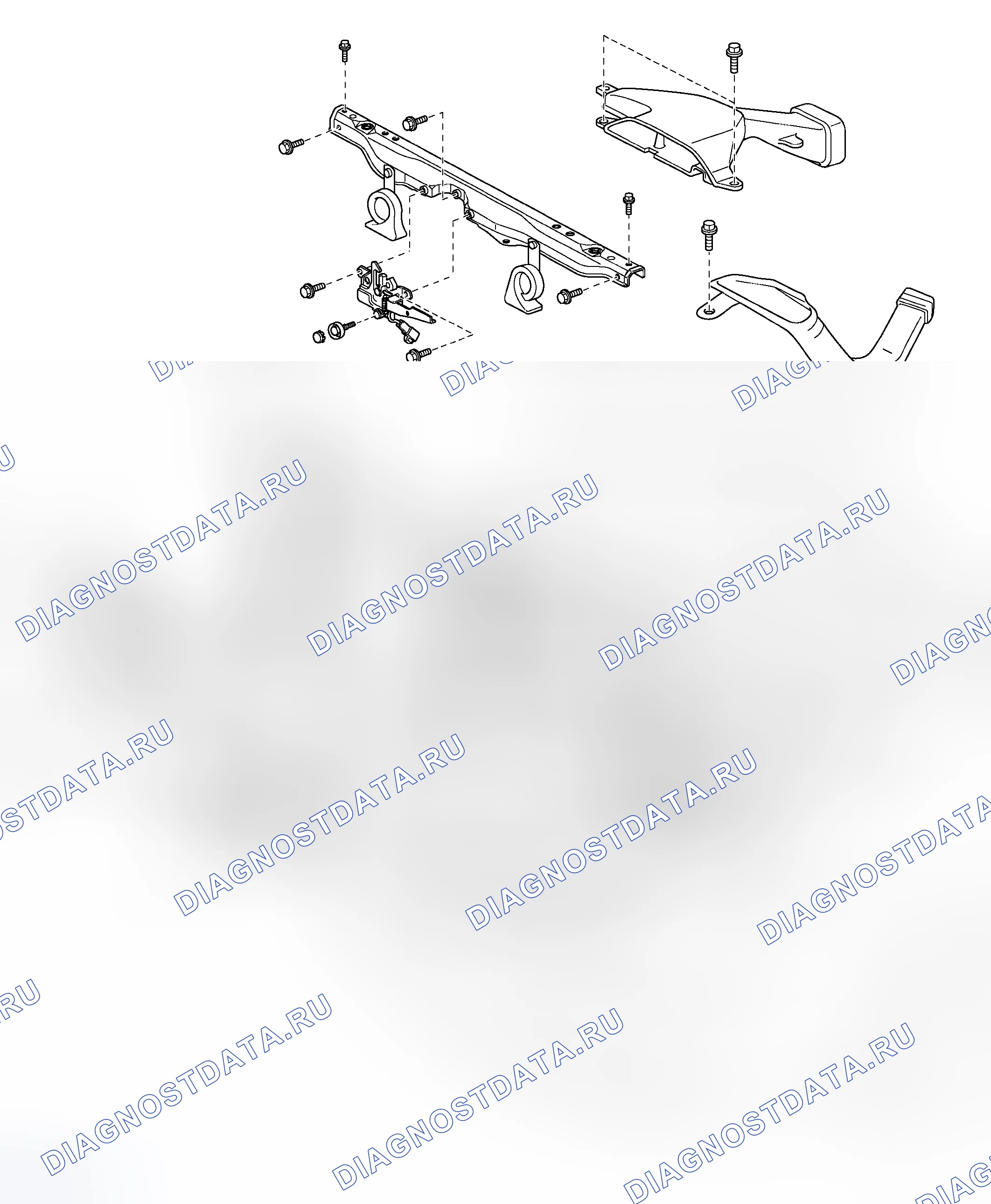 Рис. 6: КОМПОНЕНТЫ. Toyota Avalon XX30