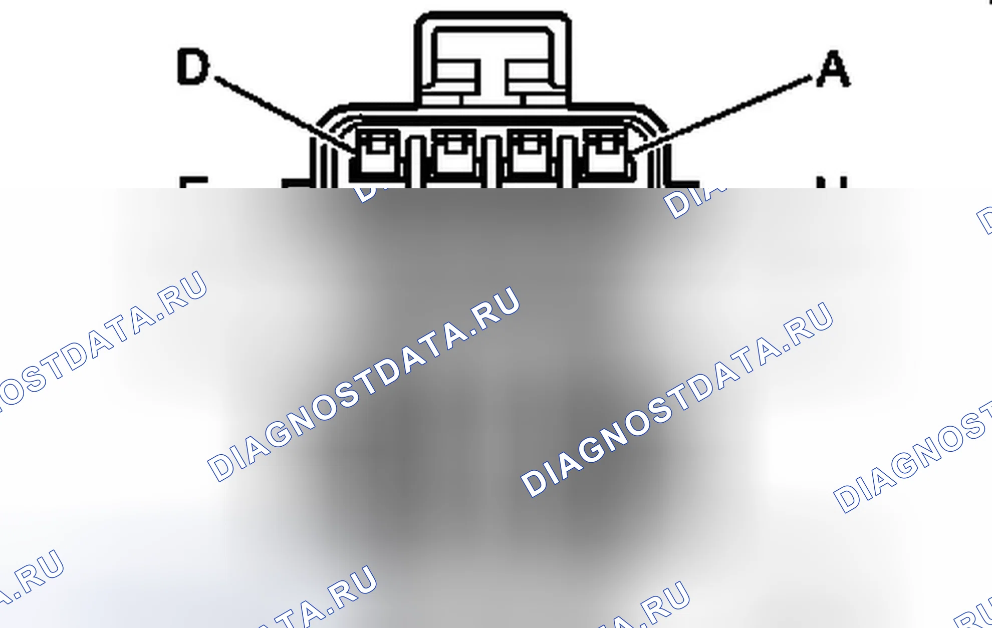 Рис. 23: X401 Продувка канистры EVAP, датчик скорости заднего колеса и система управления подачей топлива к страховочной привязи. Chevrolet HHR I