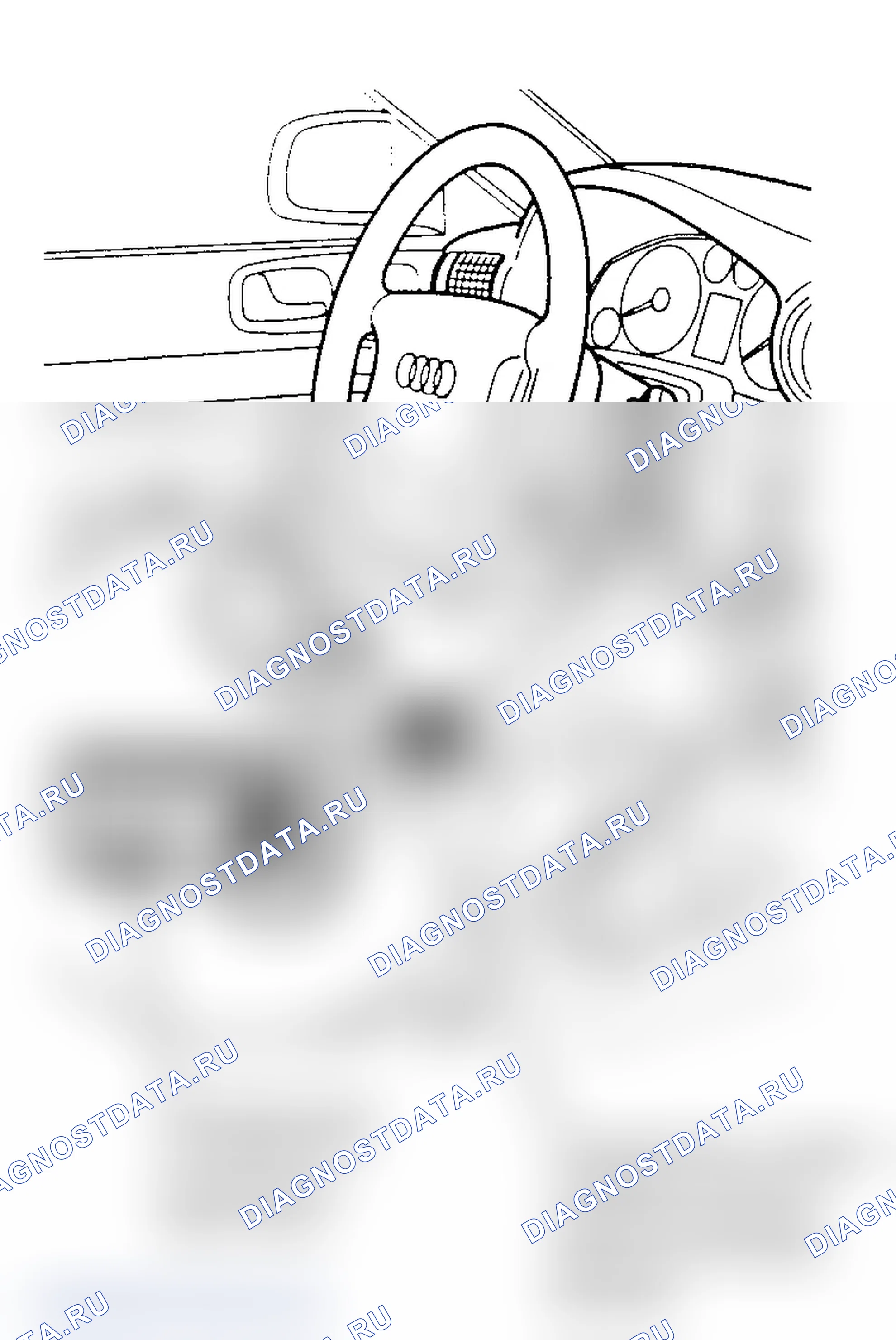 Рис. 13: Подключение сканирующего устройства (VAG1551). Audi A6 C5