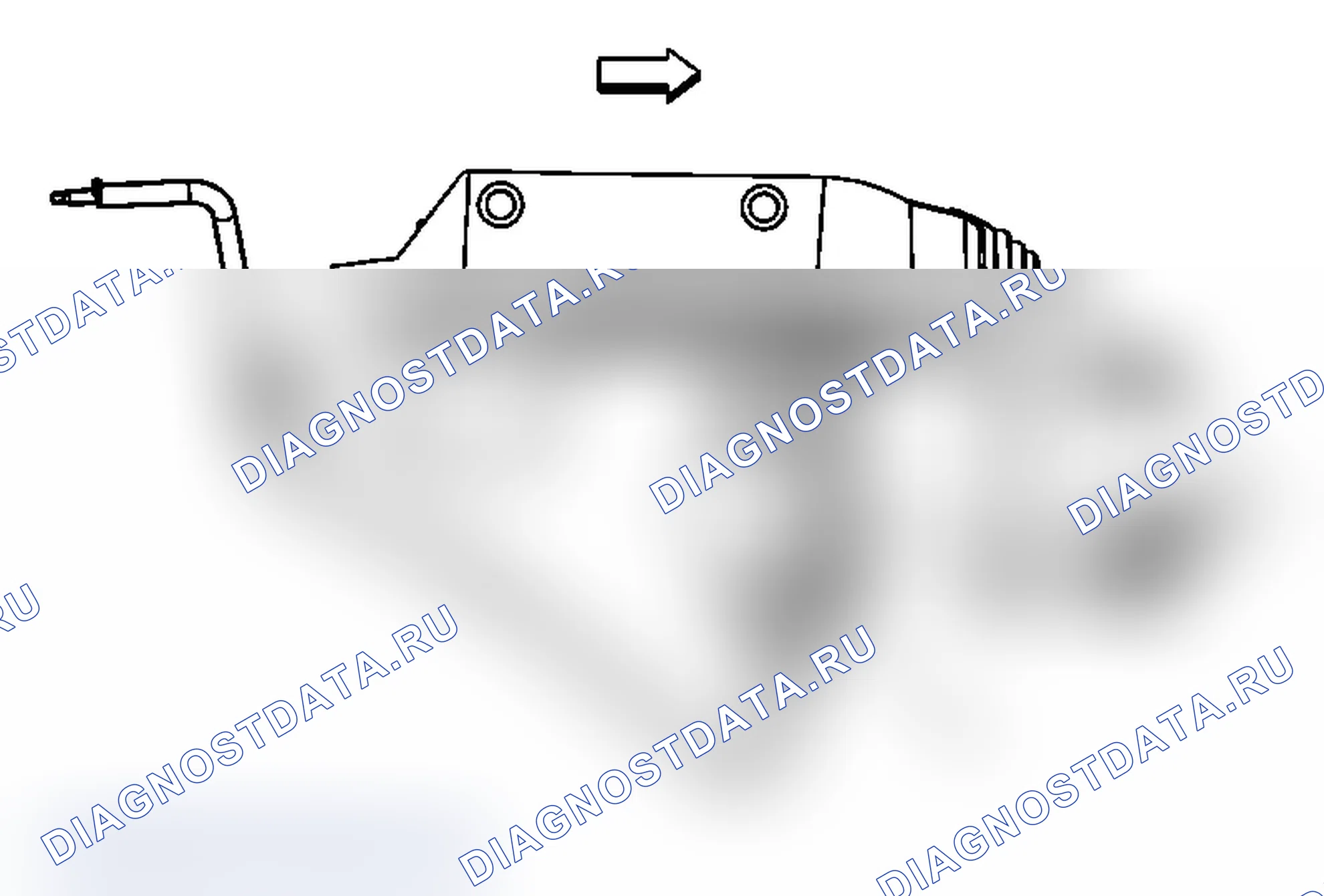 Рис. 12: Замена вакуумного насоса в сборе. Chevrolet Express G1500 