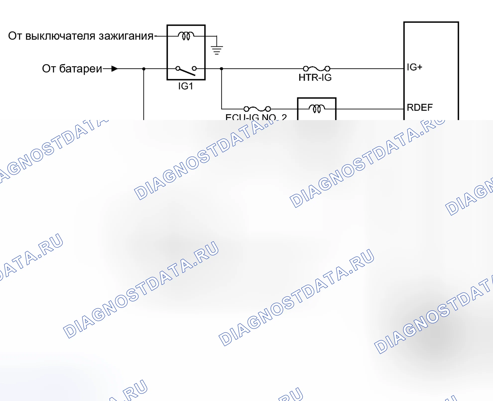 Рис. 2: СХЕМА СИСТЕМЫ. Toyota Matrix E140
