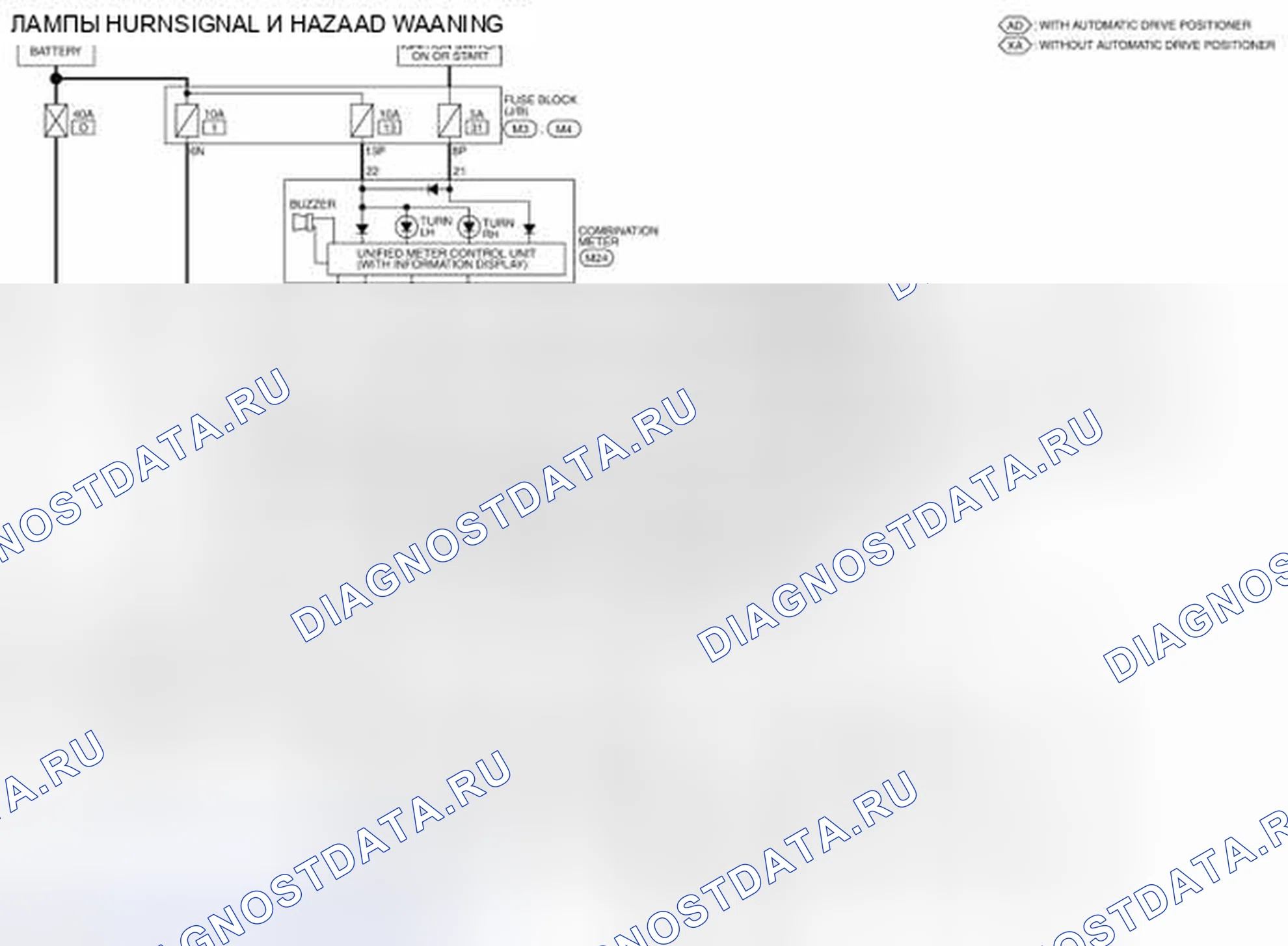 Рис. 176: электросхема. Nissan Pathfinder IV рестайлинг