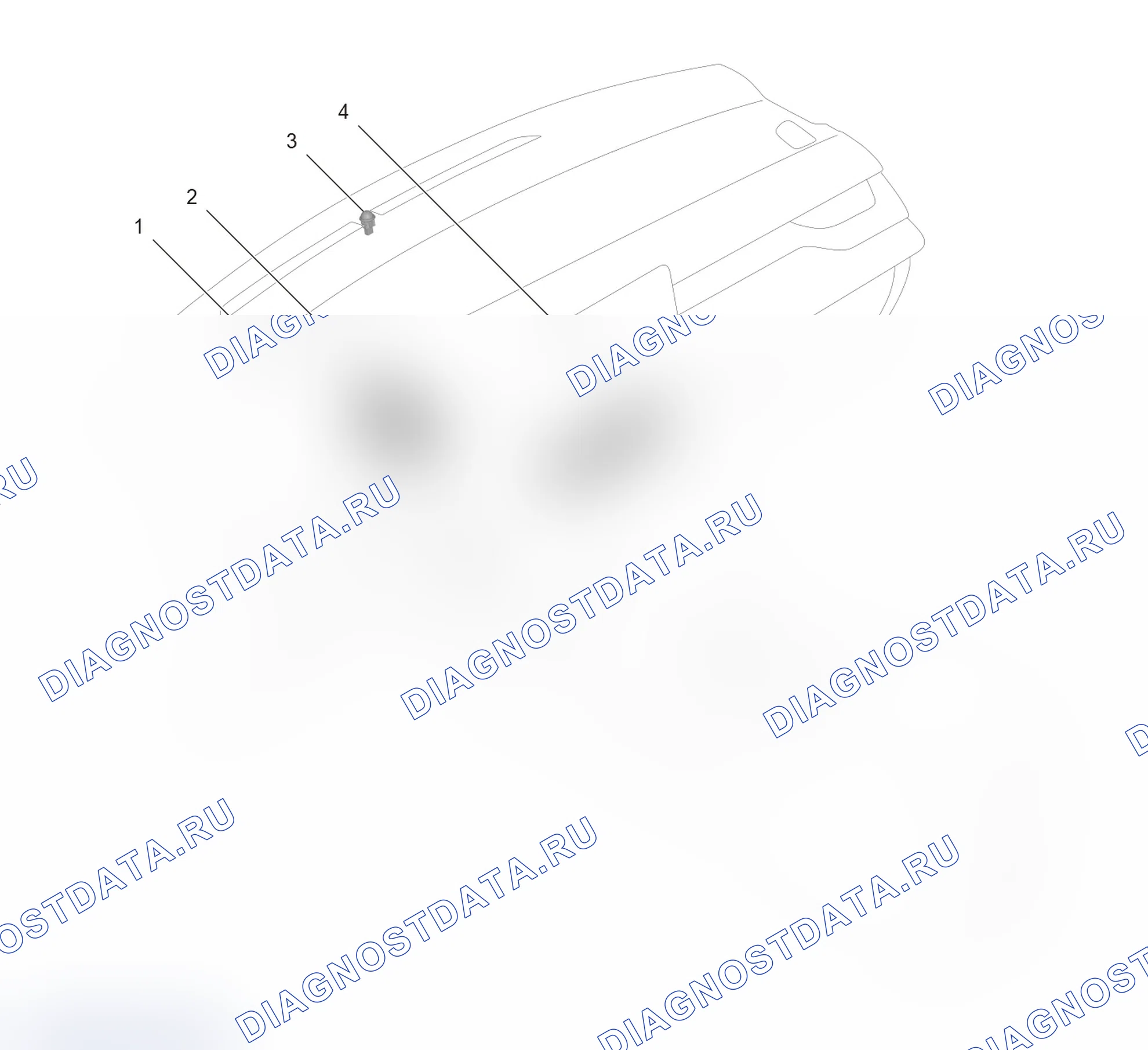 Схема расположения системы отопления, вентиляции и кондиционирования — Haval M6. Haval M6 I
