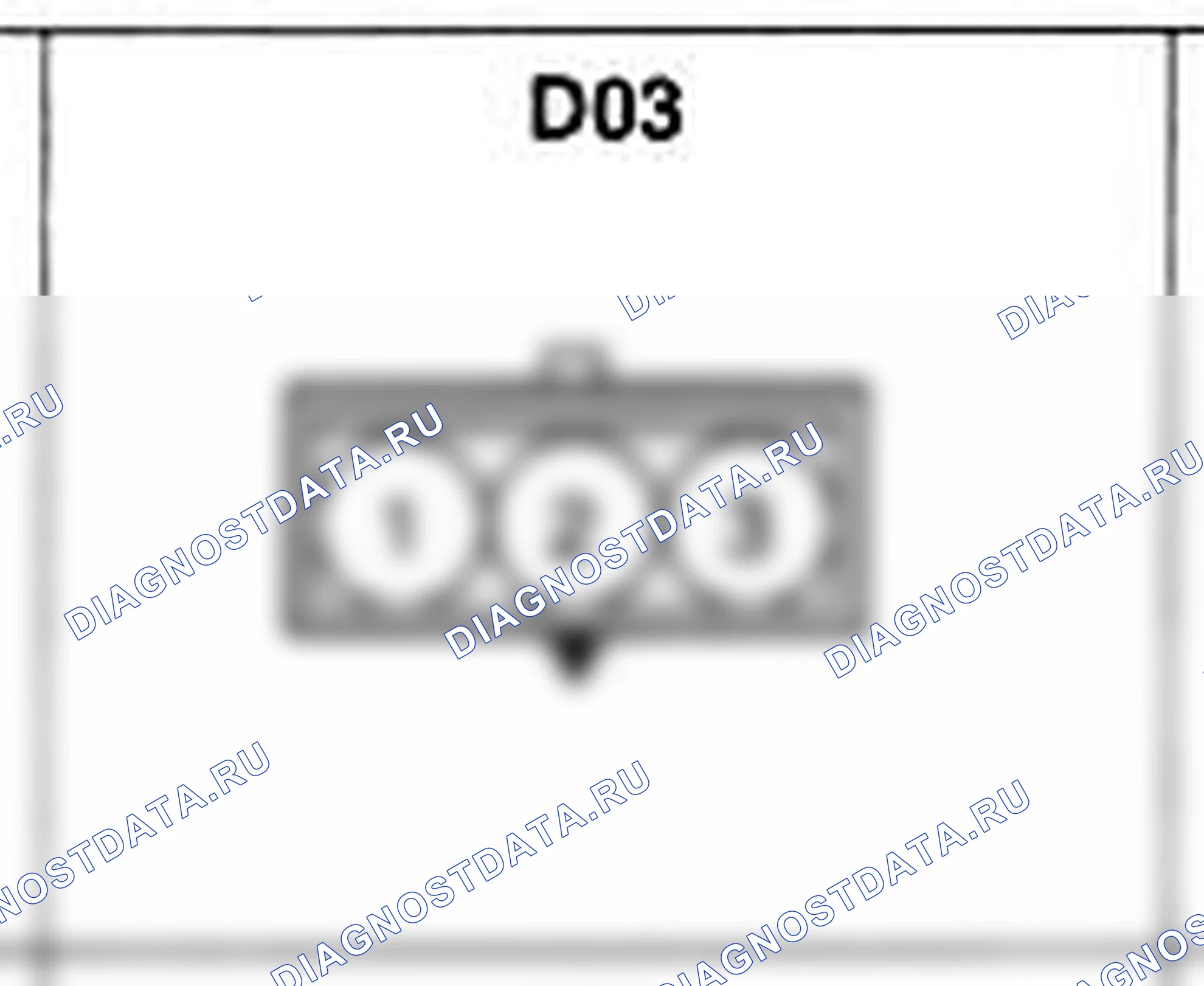 Распиновка разъёма D03 — дверного жгута. Hyundai Accent LC