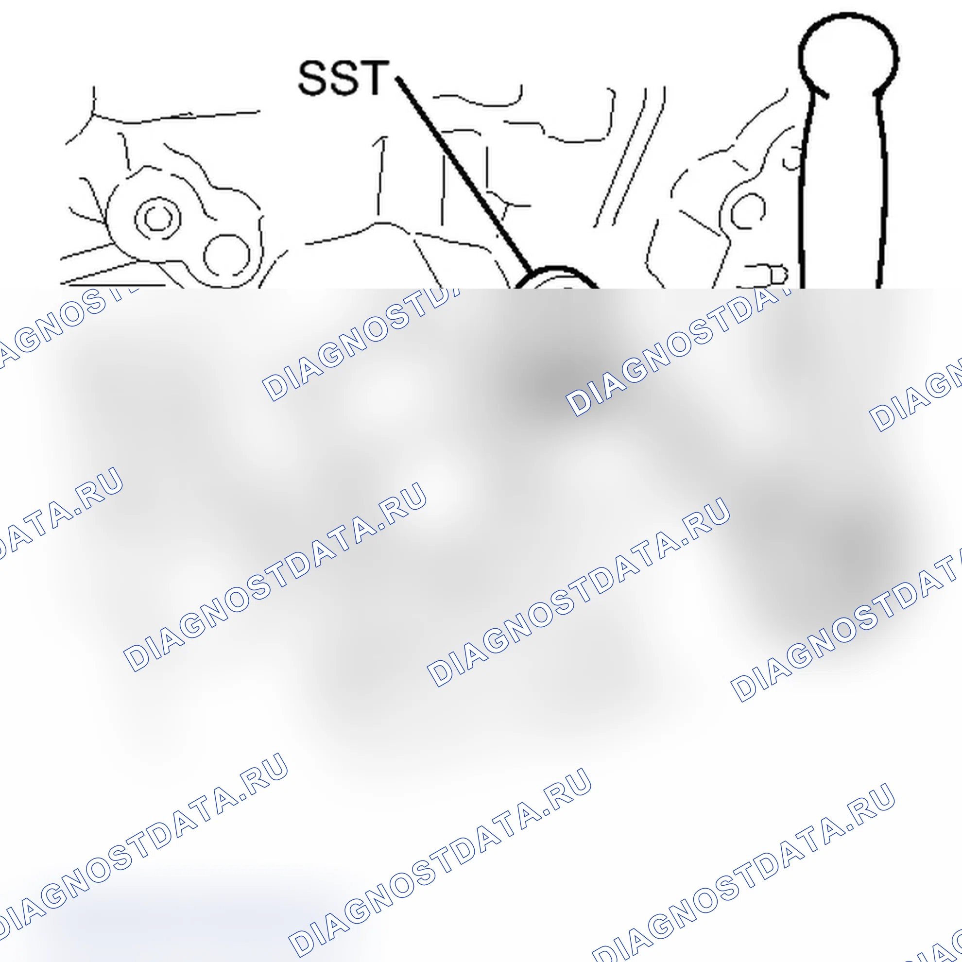 Рис. 259: ДЕМОНТАЖ. Toyota Prius V I