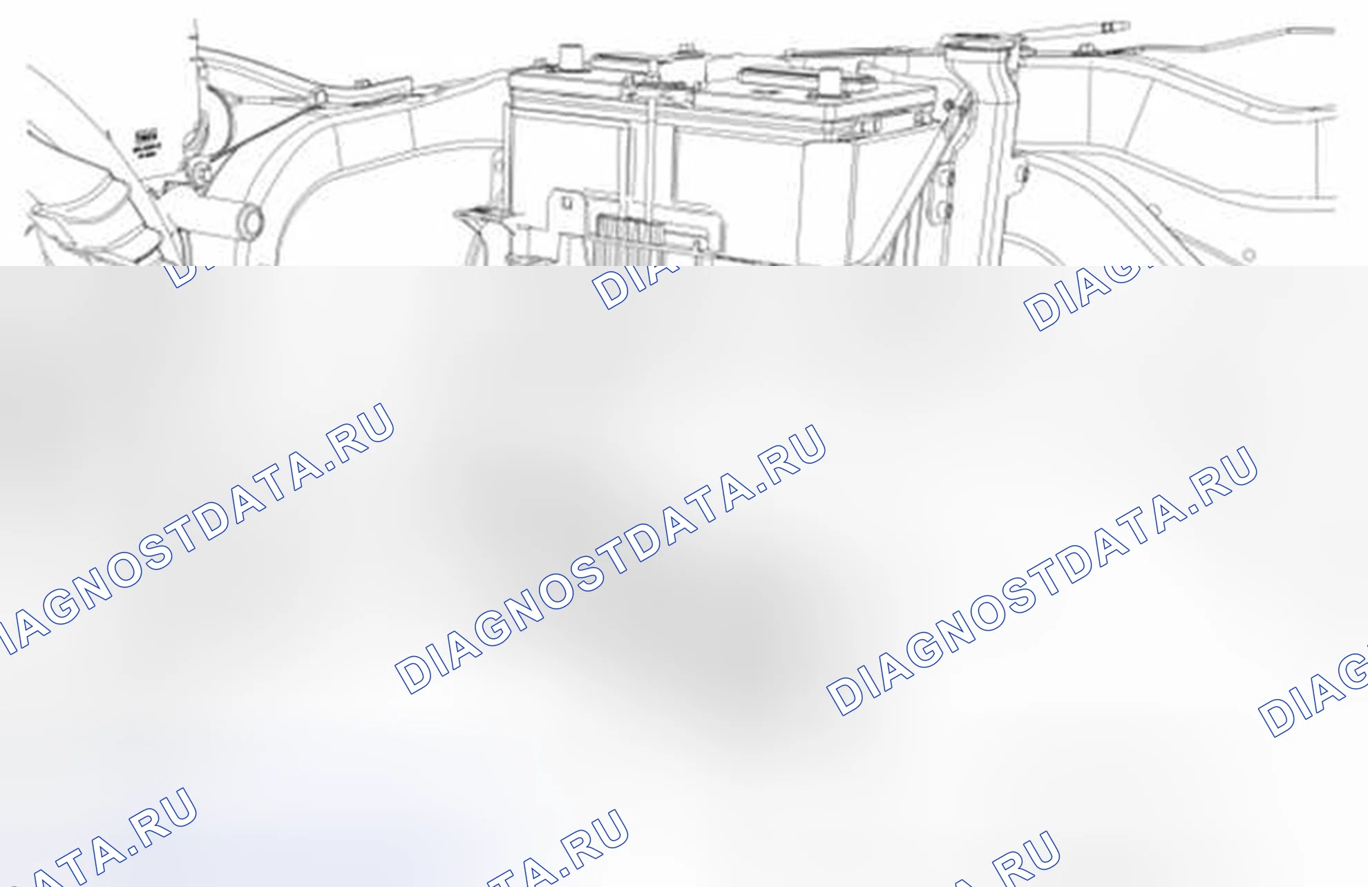 Рис. 4: Модуль запальной свечи - разнесенный вид. Ford Pickup F250 Super Duty II