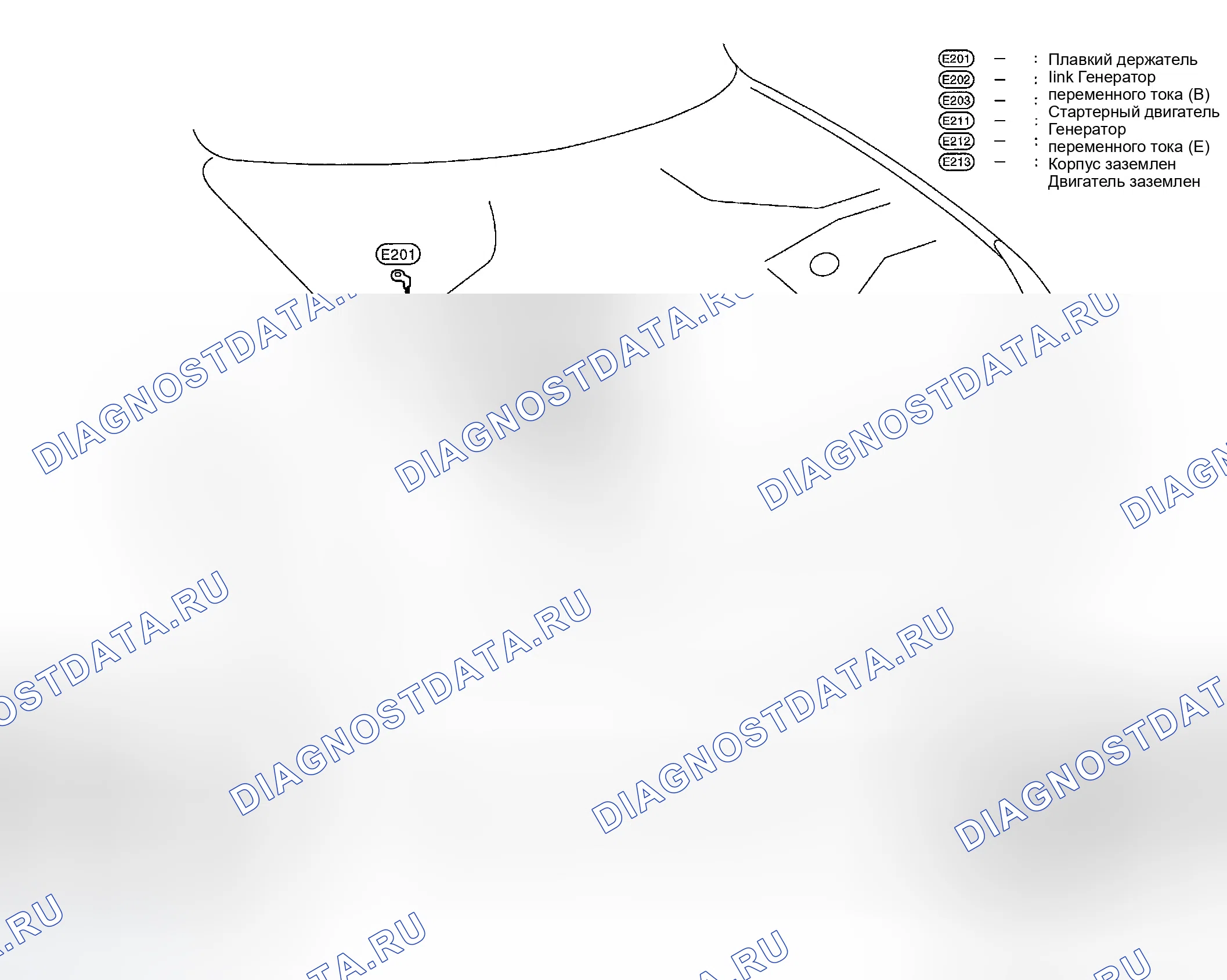 Рис. 97: Кабель аккумуляторной батареи. Infiniti G35 III