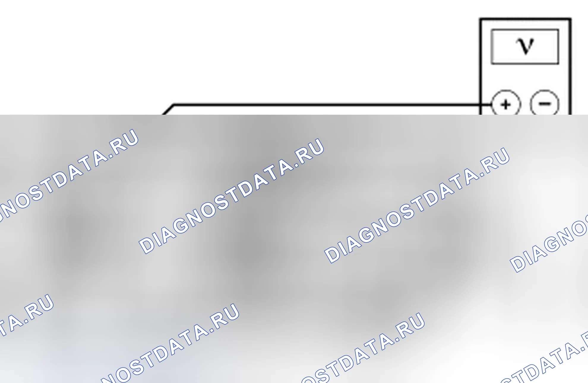 Рис. 11: диагностический тест B: расшифровка кода ошибки P0645. Ford Flex I