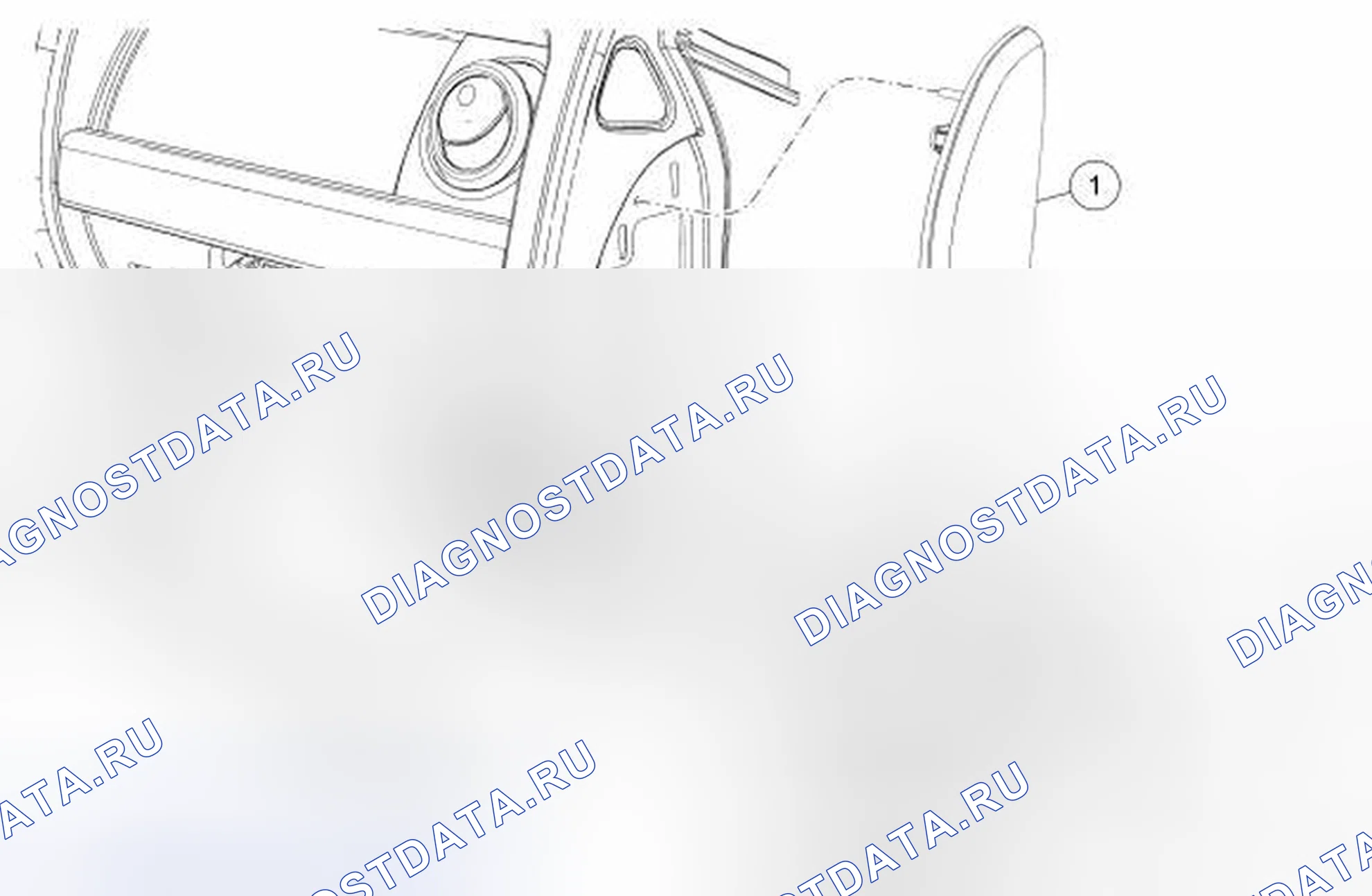 Рис. 9: Режим дверного привода - дверь воздухозаборника. Hyundai Lantra II рестайлинг