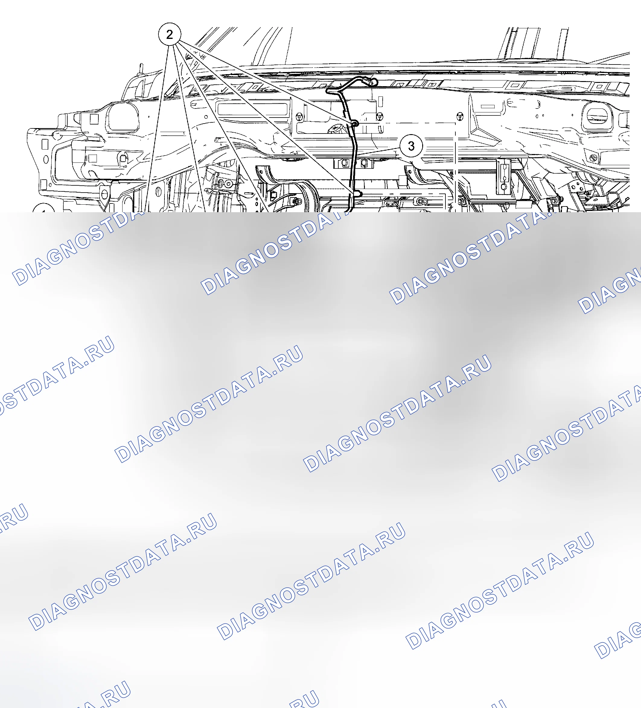 Рис. 46: Кабель ввода антенны. Hyundai Matrix I
