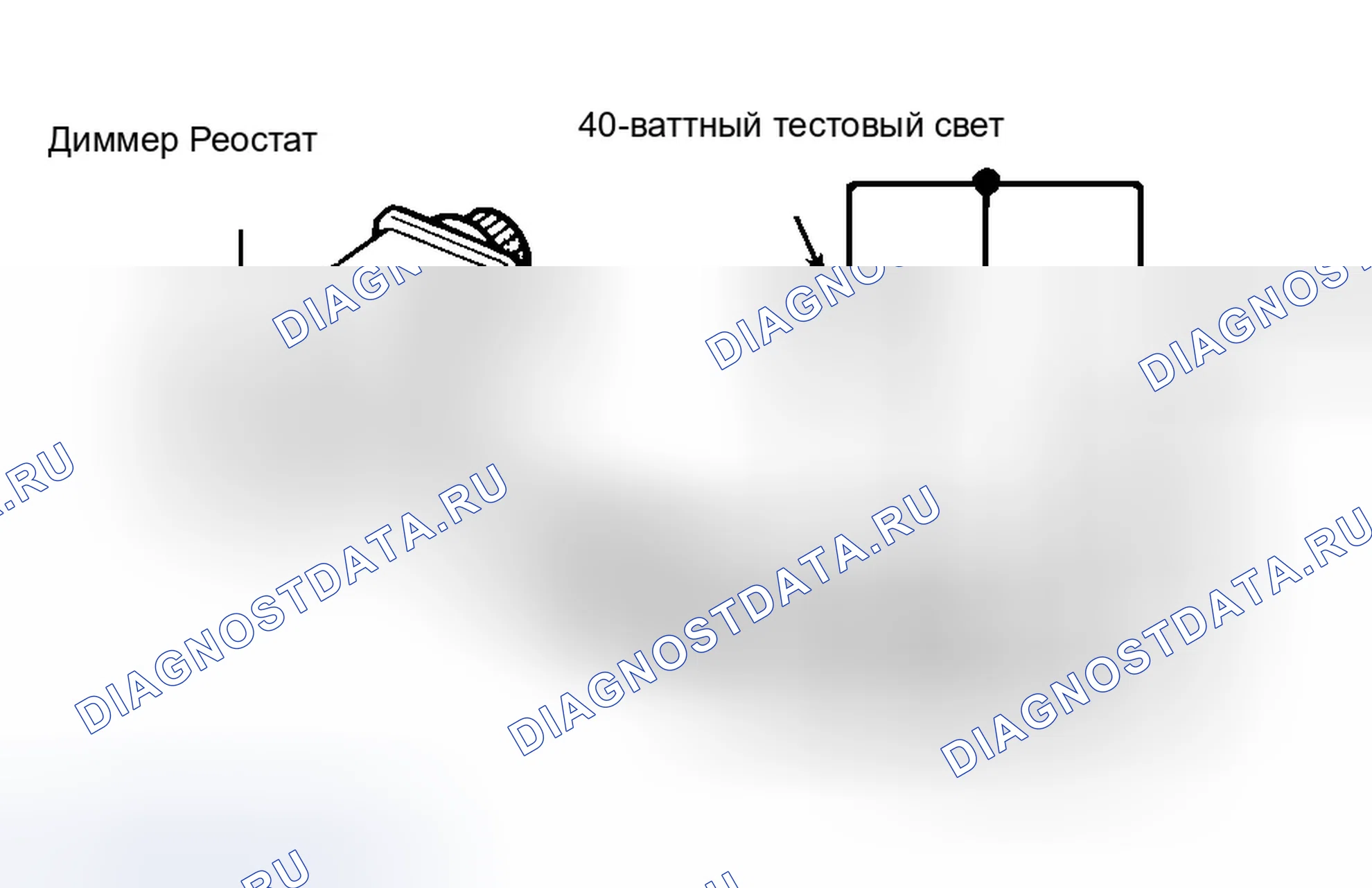 Рис. 7: ИСПЫТАНИЕ РЕОСТАТА ДИММЕРА. Eagle Talon I