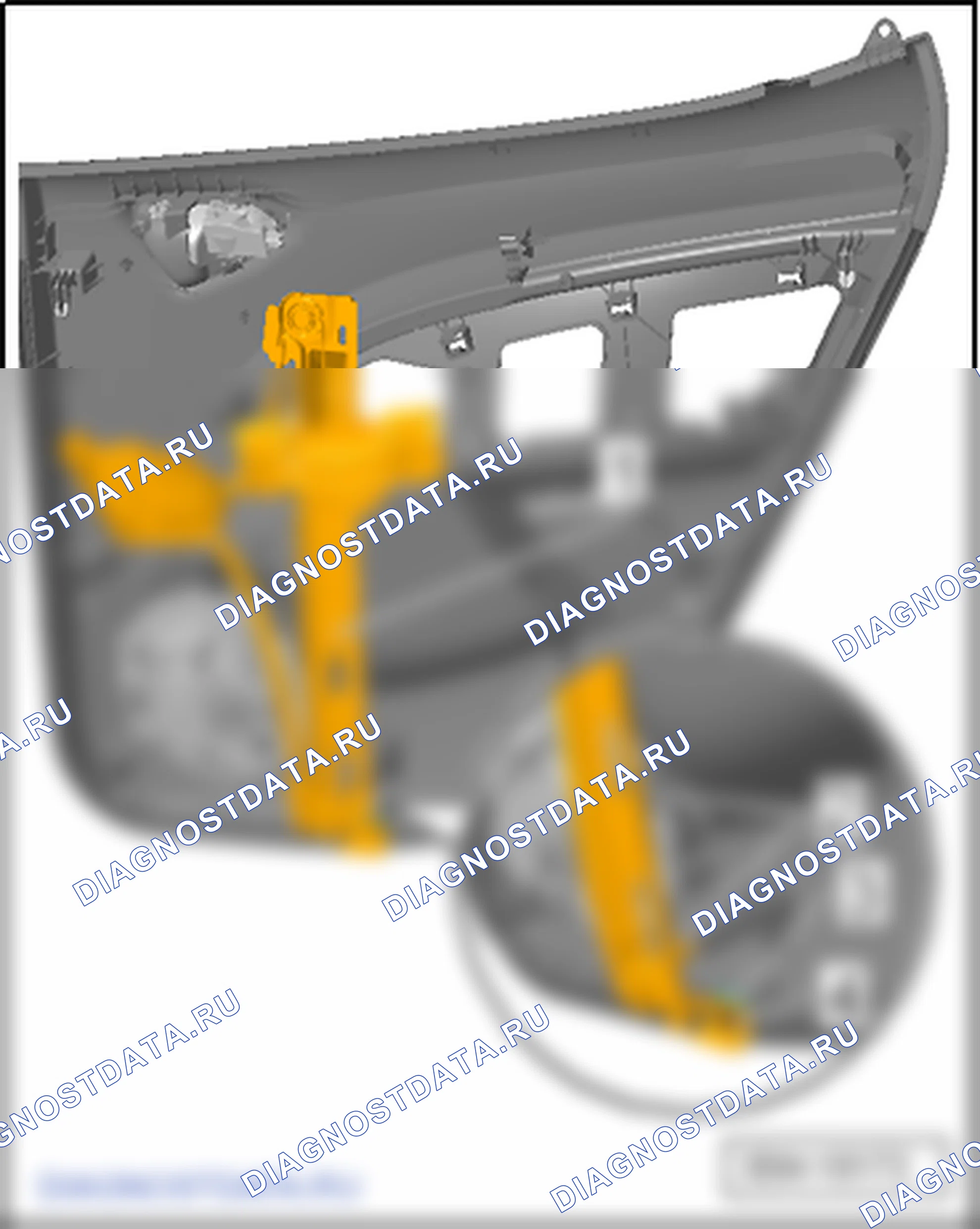 Окна задних дверей. SEAT Ibiza IV
