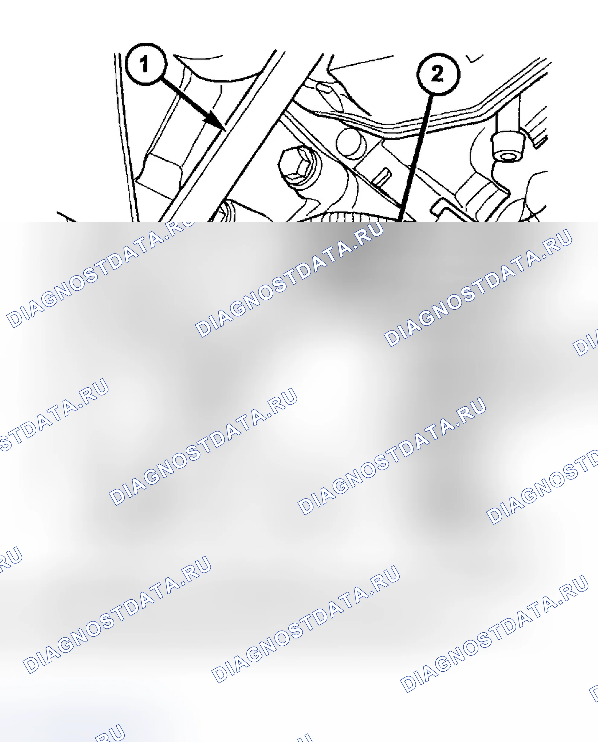 Рис. 60: ДЕМОНТАЖ. Dodge Pickup R1500 