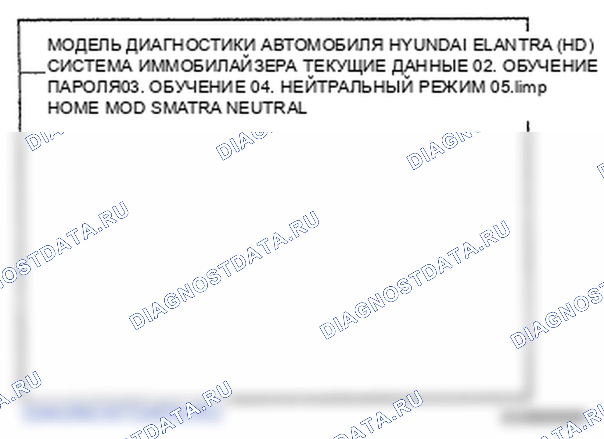 Рис. 136: ФУНКЦИЯ LIMP HOME. Hyundai Elantra IV
