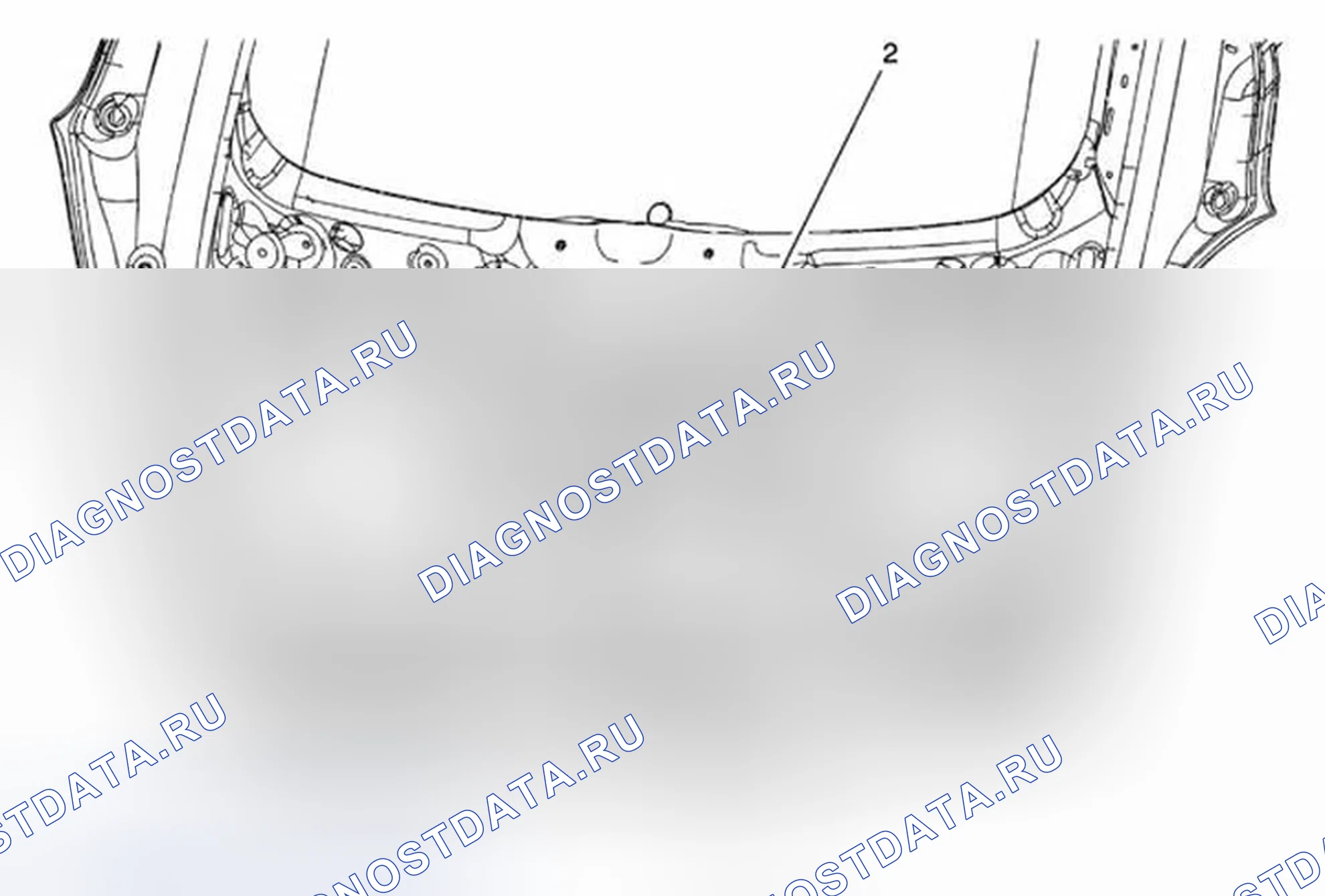 Рис. 34: Замена защелки дверь багажника. Buick Encore I