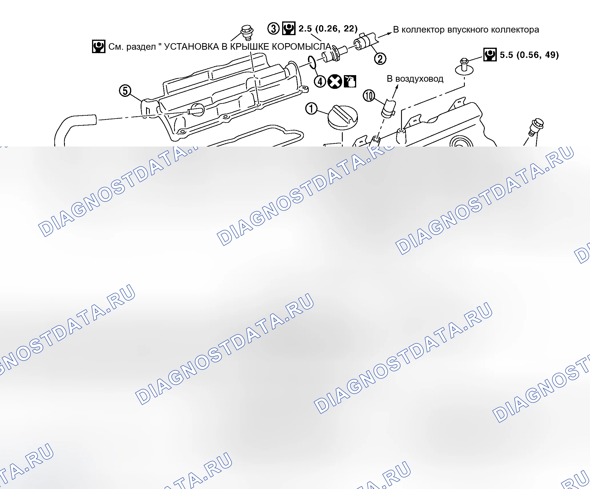 Рис. 325: Демонтаж и монтаж. Honda Odyssey I
