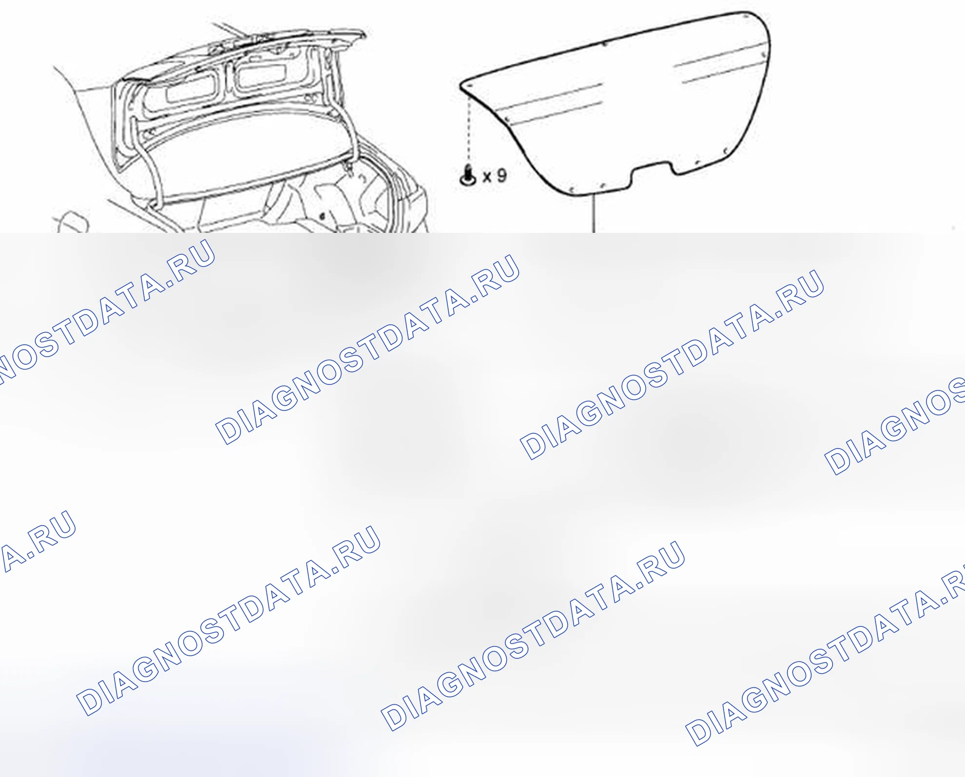Рис. 113: КОМПОНЕНТЫ. Toyota Corolla X