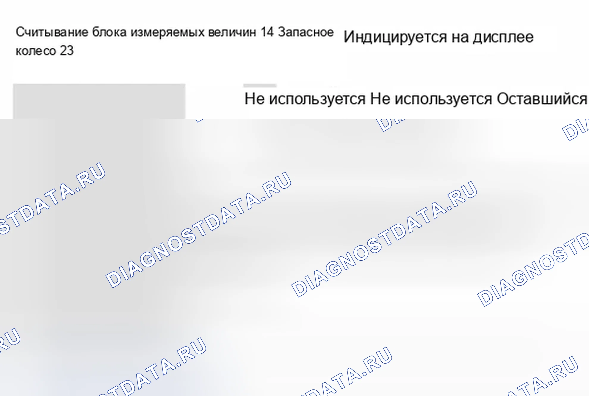 Рис. 540: Блок измеряемых величин 014. Audi A8 D2