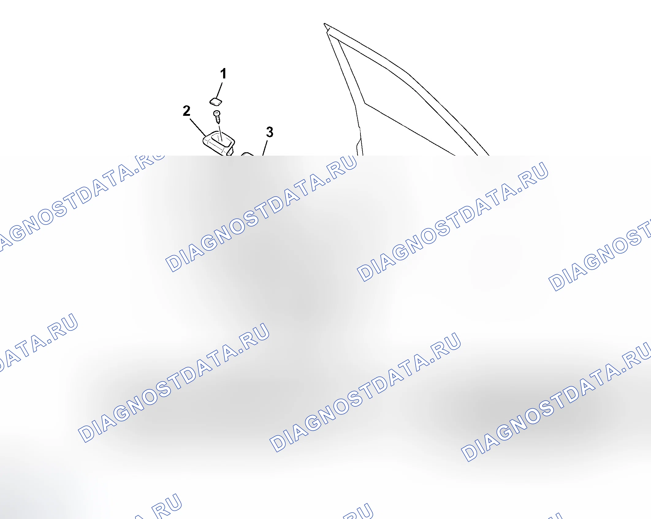 Рис. 2: < ОТДЕЛКА ПЕРЕДНЕЙ ДВЕРИ >. Mitsubishi Lancer IX рестайлинг