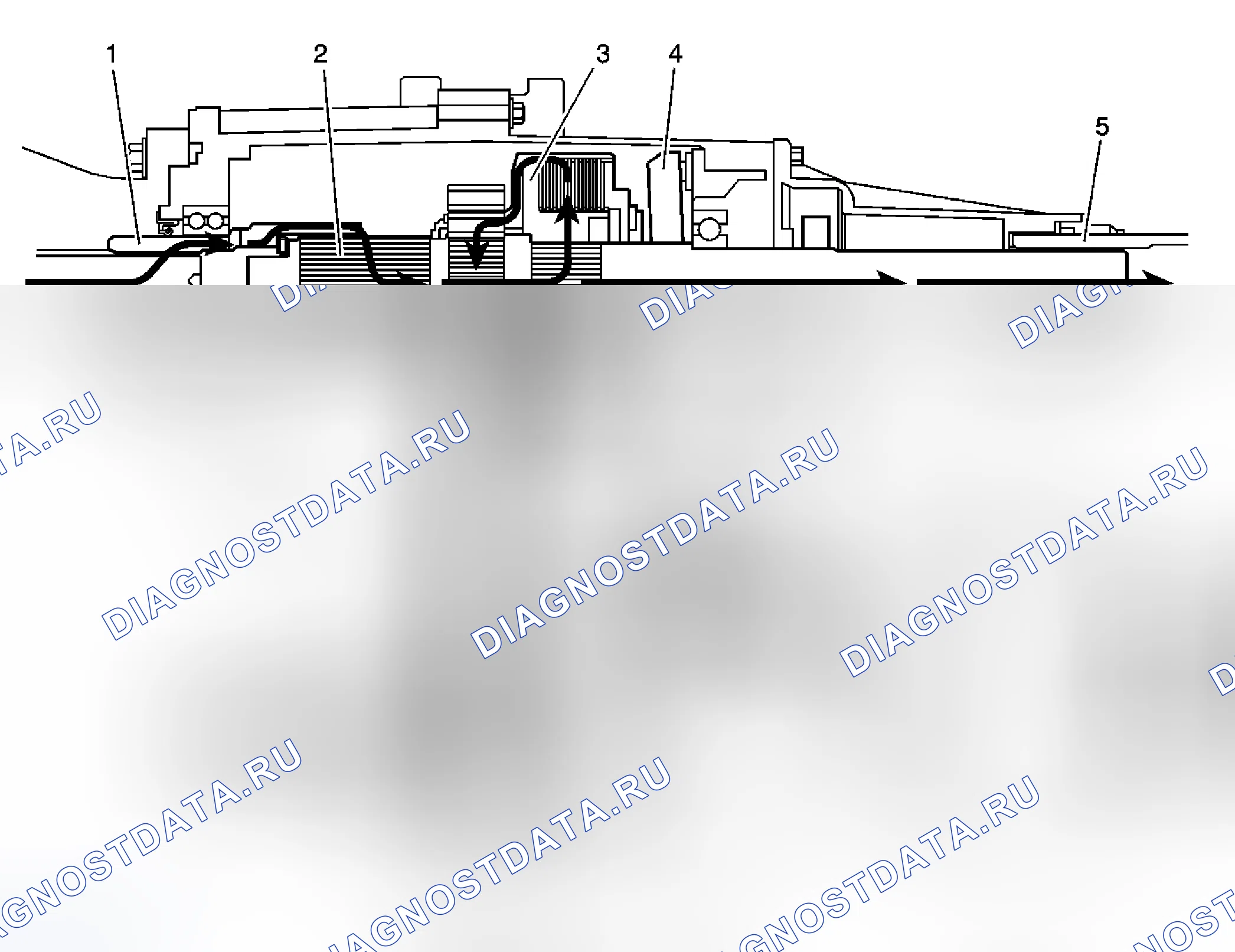 Рис. 53: Описание и работа раздаточной коробки. Hyundai Tiburon II