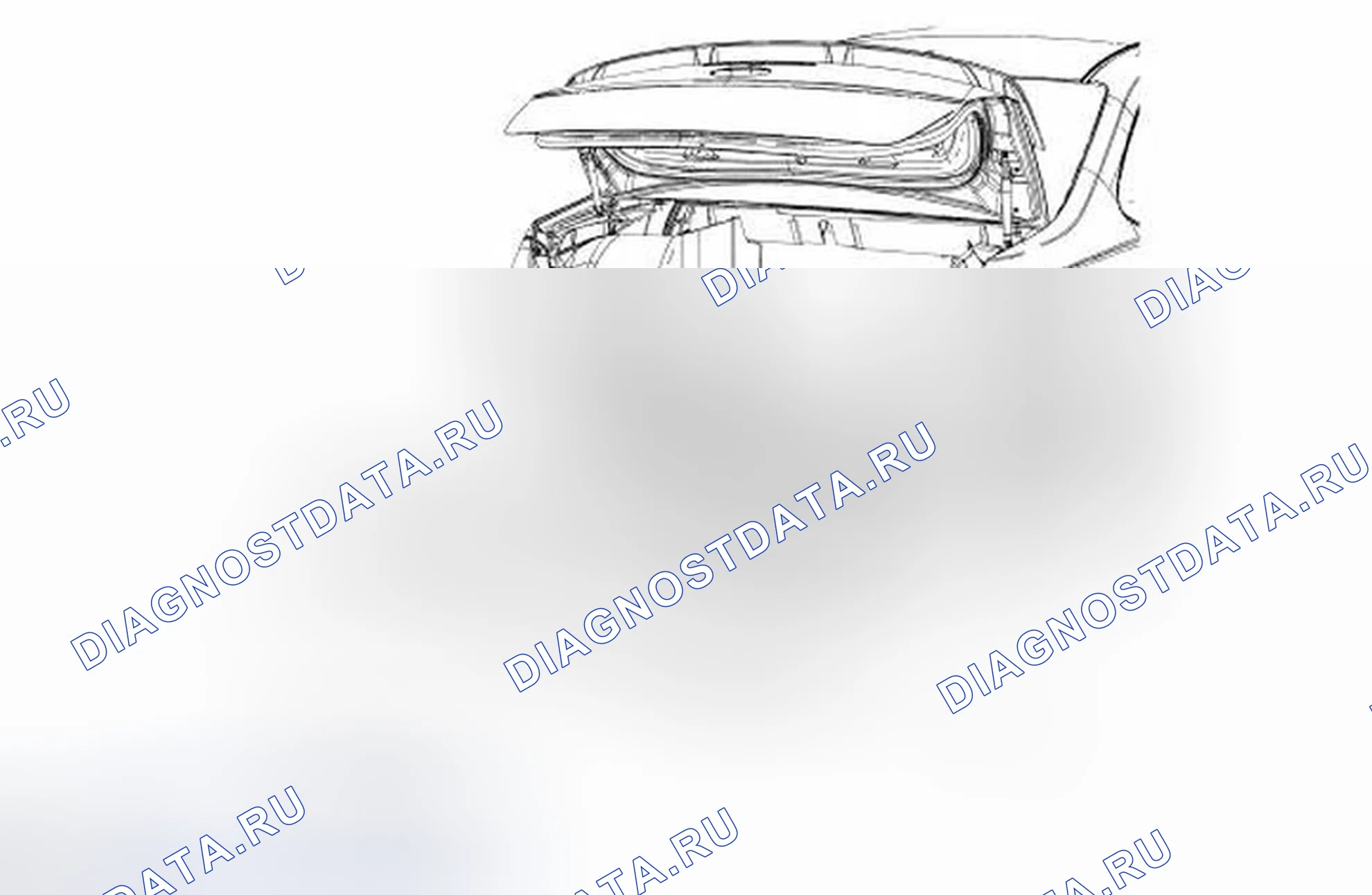 Рис. 41: Бампер - задний. Ford Focus II рестайлинг