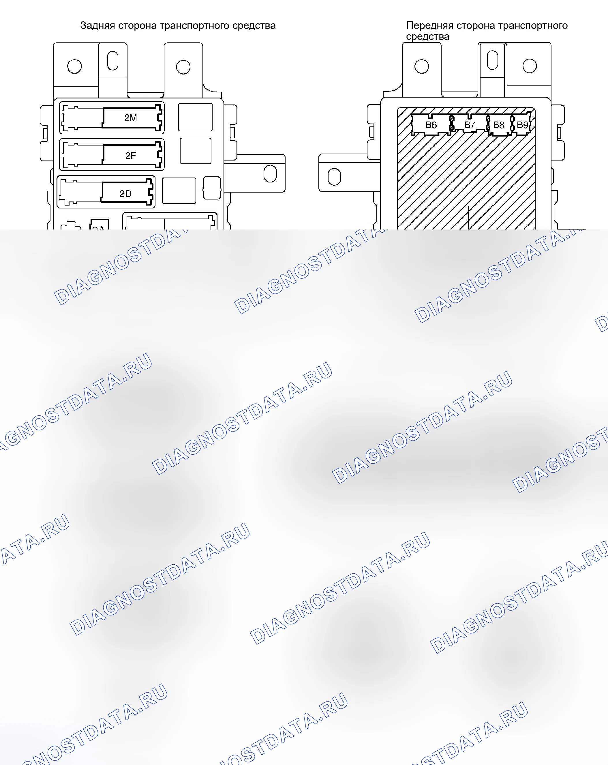 Рис. 125: КЛЕММЫ ЭБУ. Toyota Camry Solara II