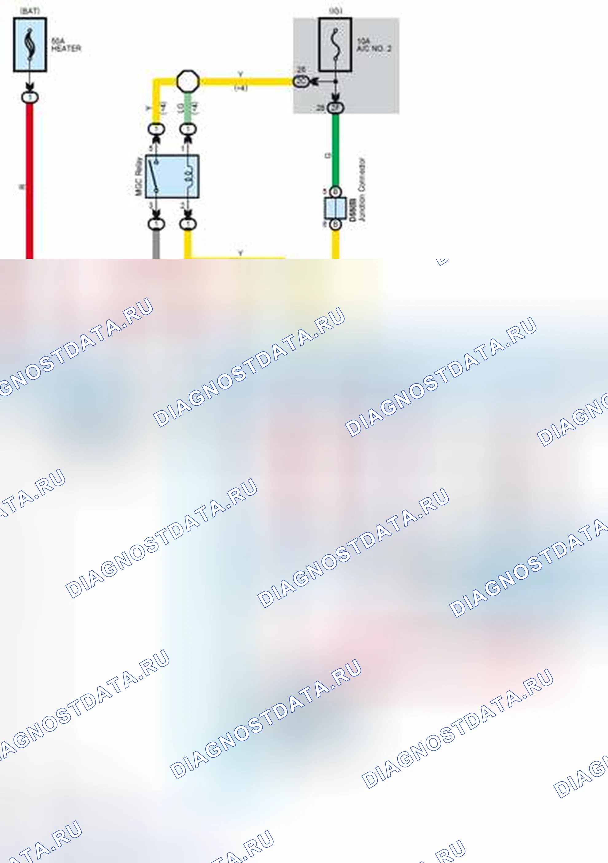 Рис. 414: Кондиционирование воздуха. Toyota Venza I