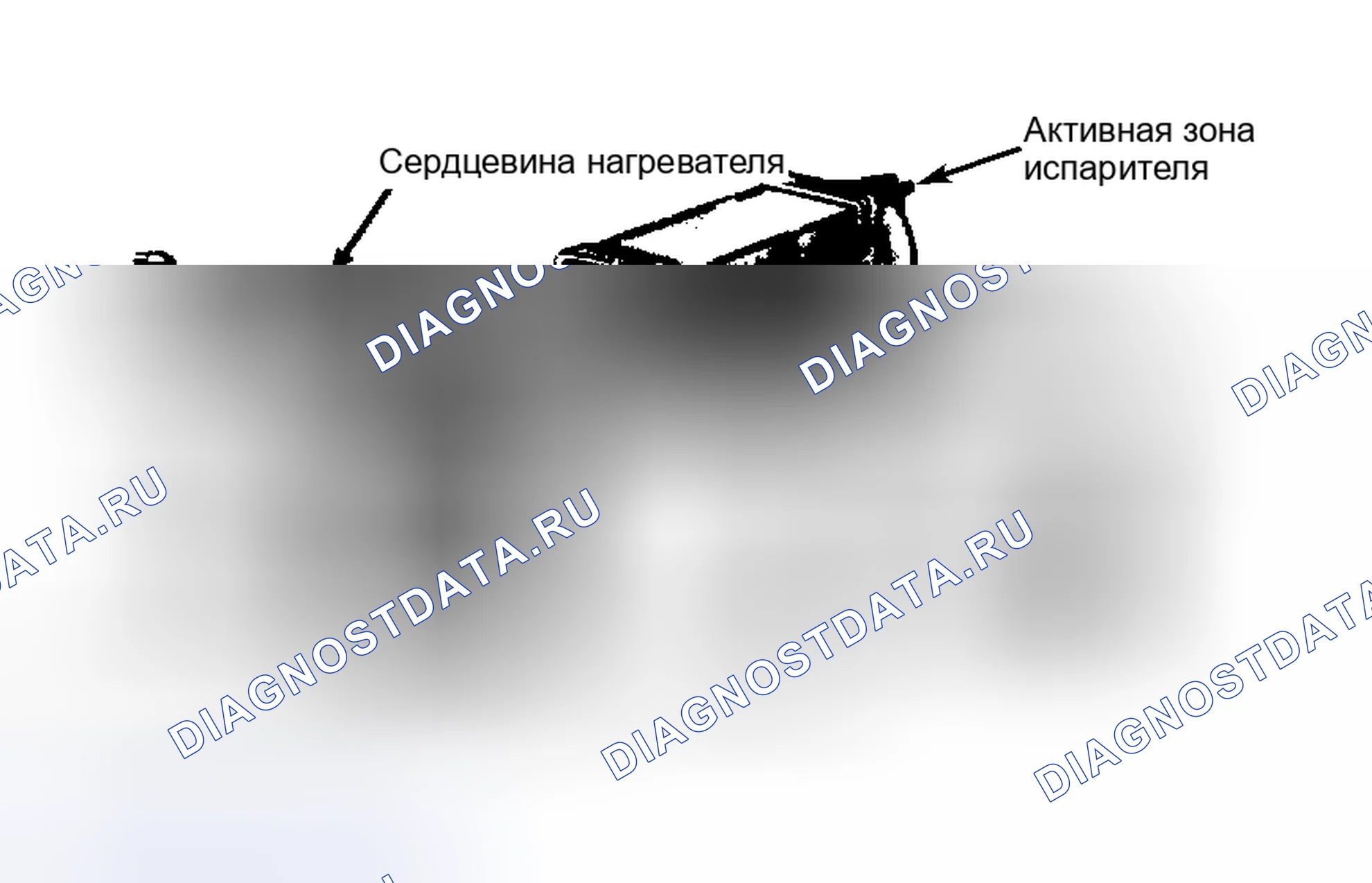 Рис. 2: Демонтированный блок кондиционер-нагревателя. Dodge Daytona I