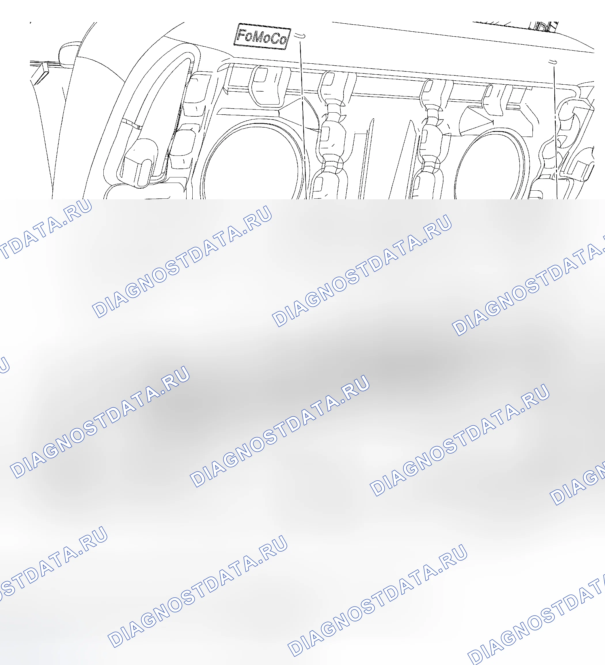 Рис. 44: Подушка сиденья - задняя, пятьсот, Монтего. Hyundai Mistra II