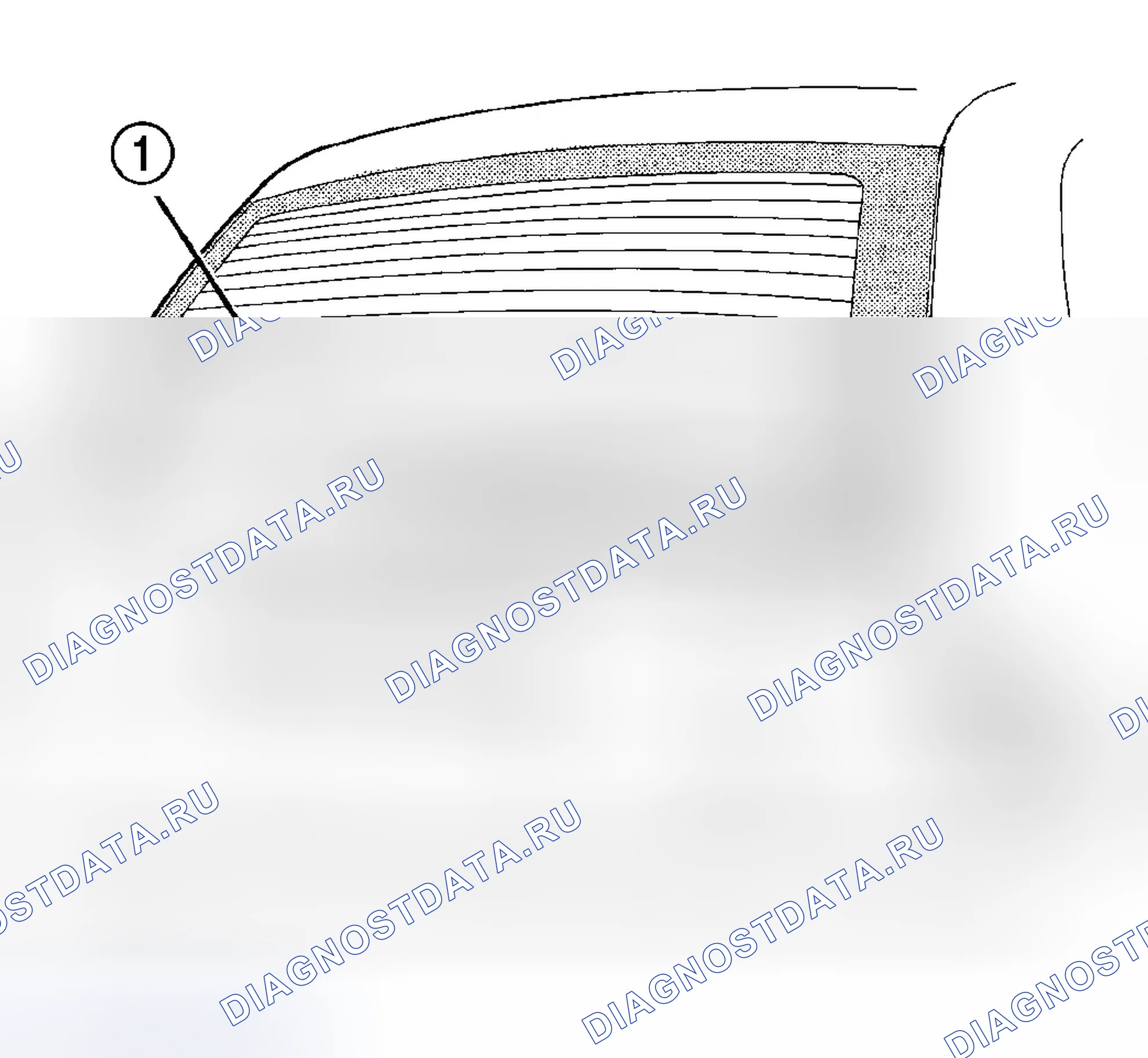 Рис. 1: ОПИСАНИЕ обогрева стёкол. Dodge Grand Caravan IV