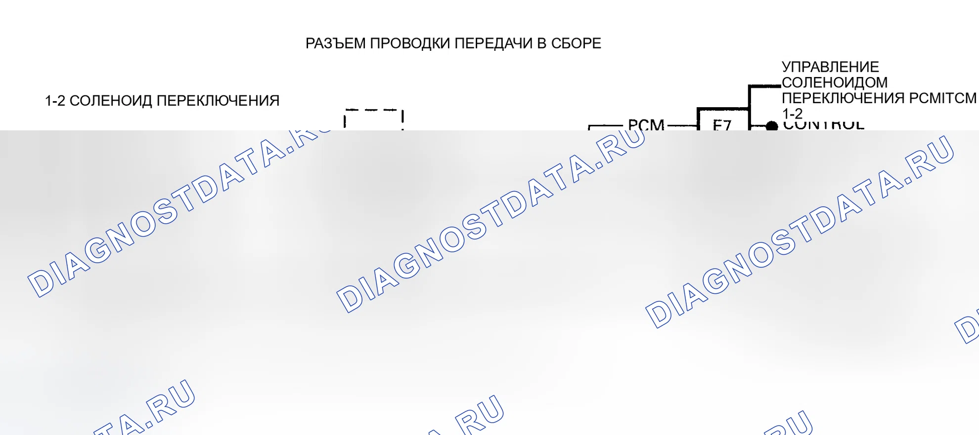 Рис. 90: Схема расшифровка кода ошибки 82 (4L80-E) 1-2 Сбой цепи соленоида сдвига. GMC C3500 HD 