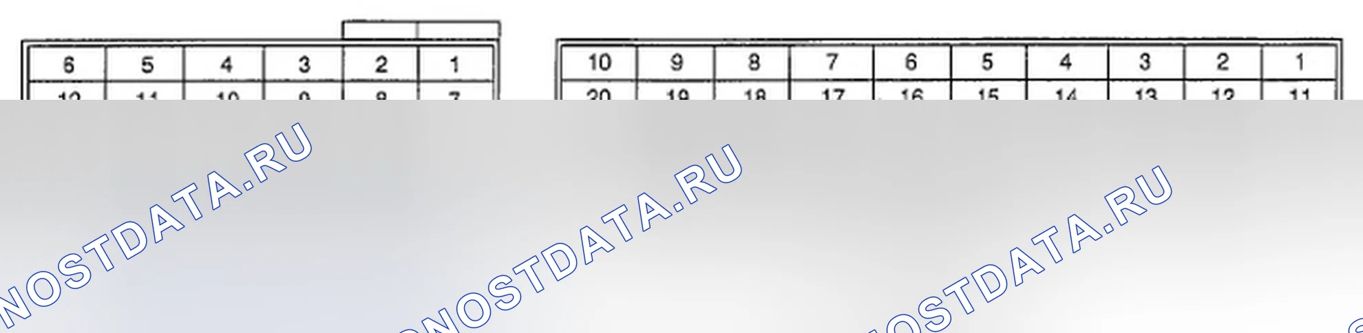 Рис. 34: РАЗЪЕМ ЖГУТА. Hyundai Azera I