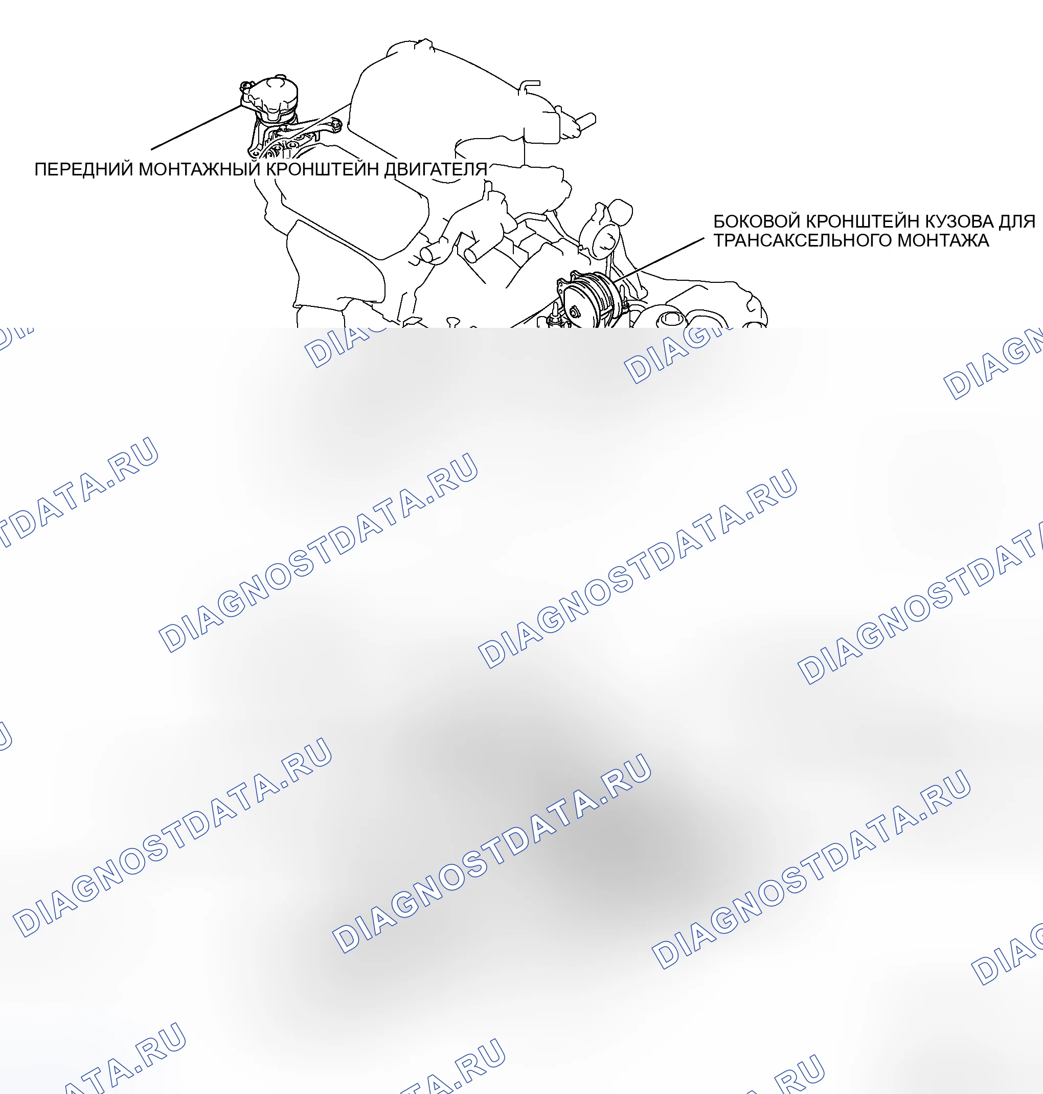 Рис. 587: < 3.8L ДВИГАТЕЛЬ >. Mitsubishi Galant IX рестайлинг