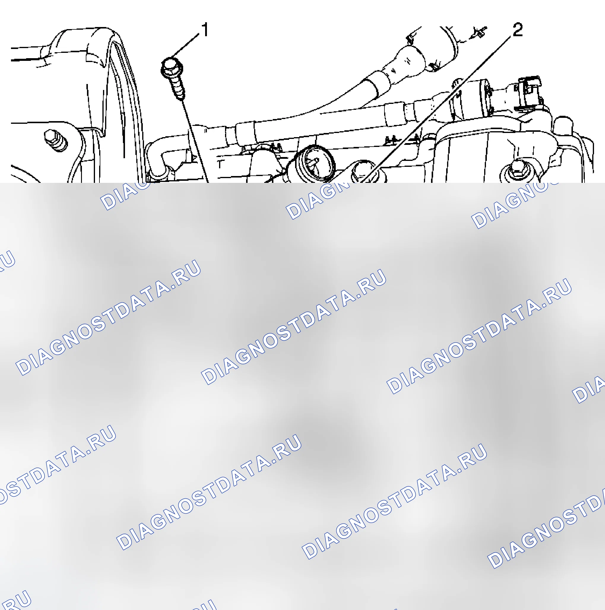 Рис. 12: Замена нагревателя охлаждающей жидкости (Lnf). Chevrolet HHR I