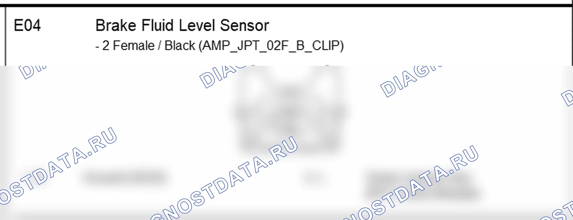 Распиновка разъёма E04 — front harness. Hyundai Elantra V рестайлинг
