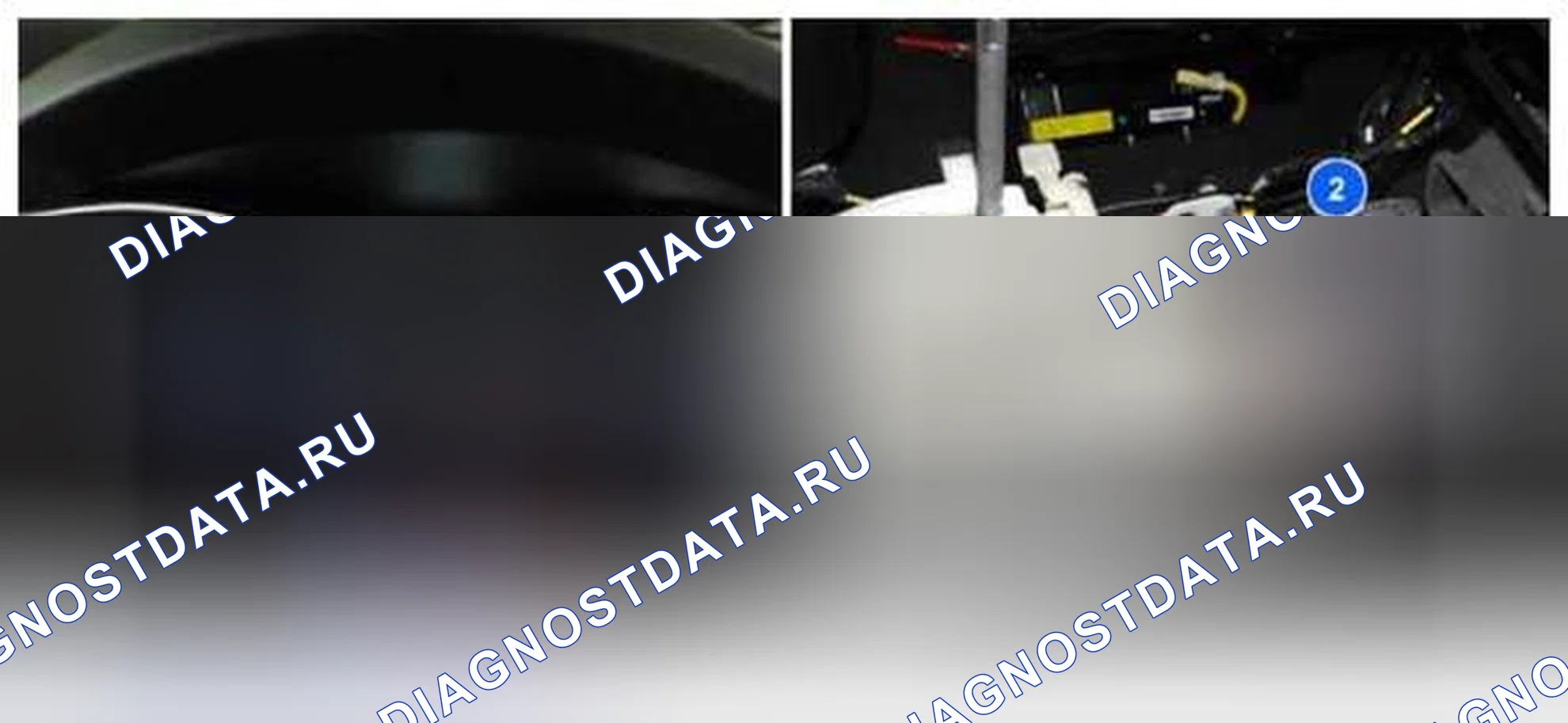Рис. 182: Расположение компонентов. Hyundai Santa Fe III