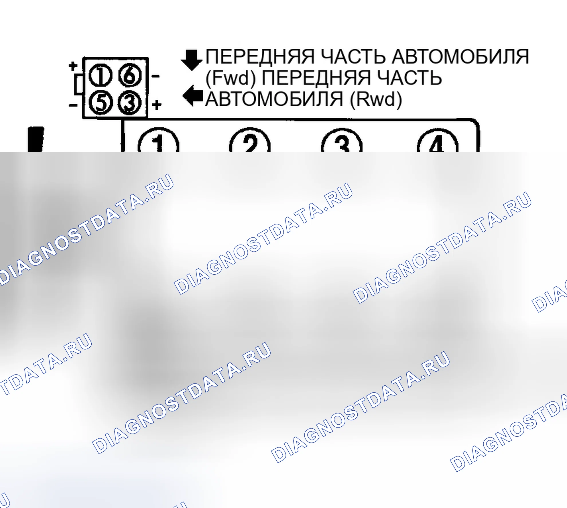 Рис. 3: Идентификация порядка стрельбы и меток времени (4.6L). Ford Club Wagon E150 