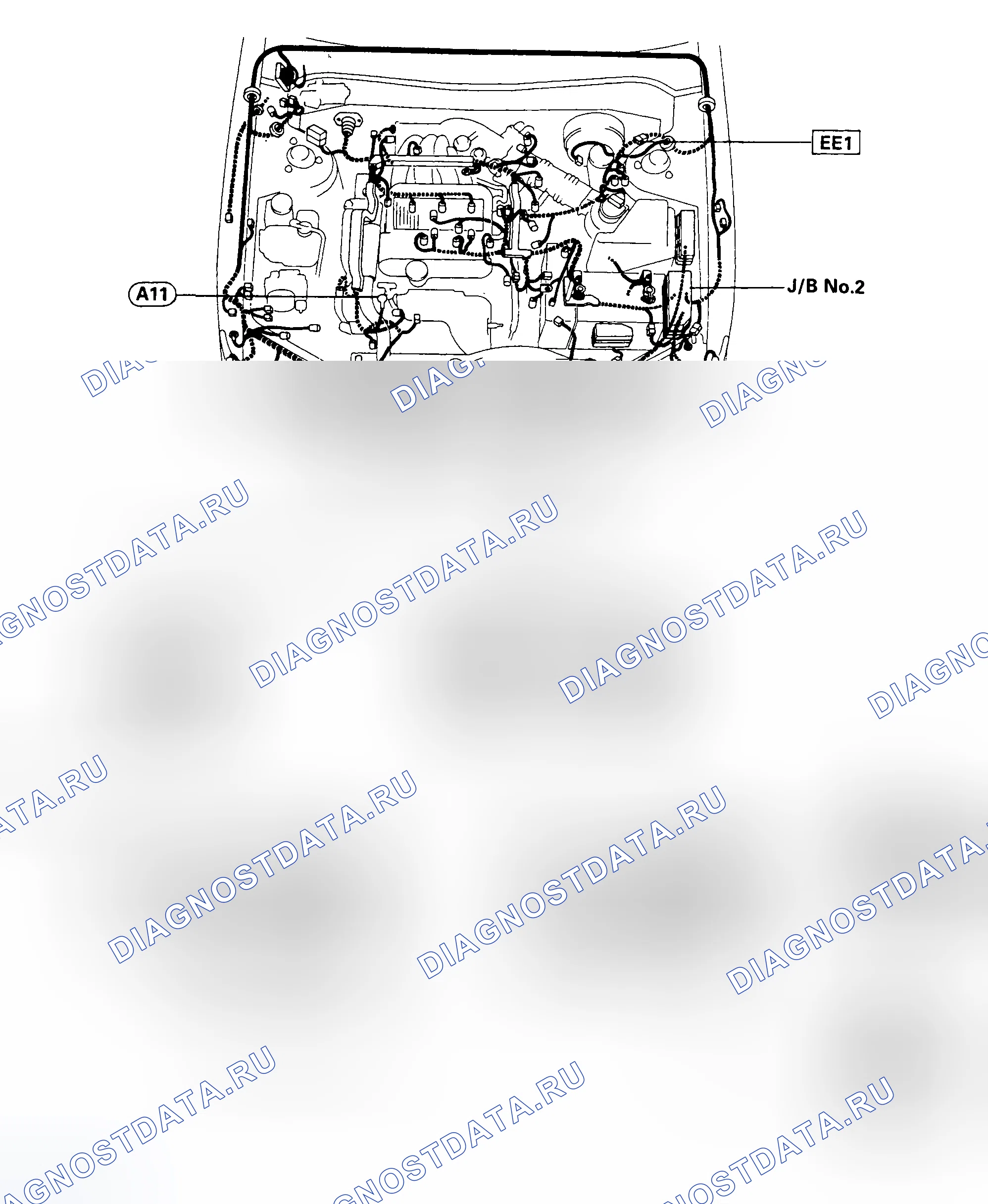 Рис. 1: ИДЕНТИФИКАЦИЯ СОЕДИНИТЕЛЯ. Lexus ES XV10