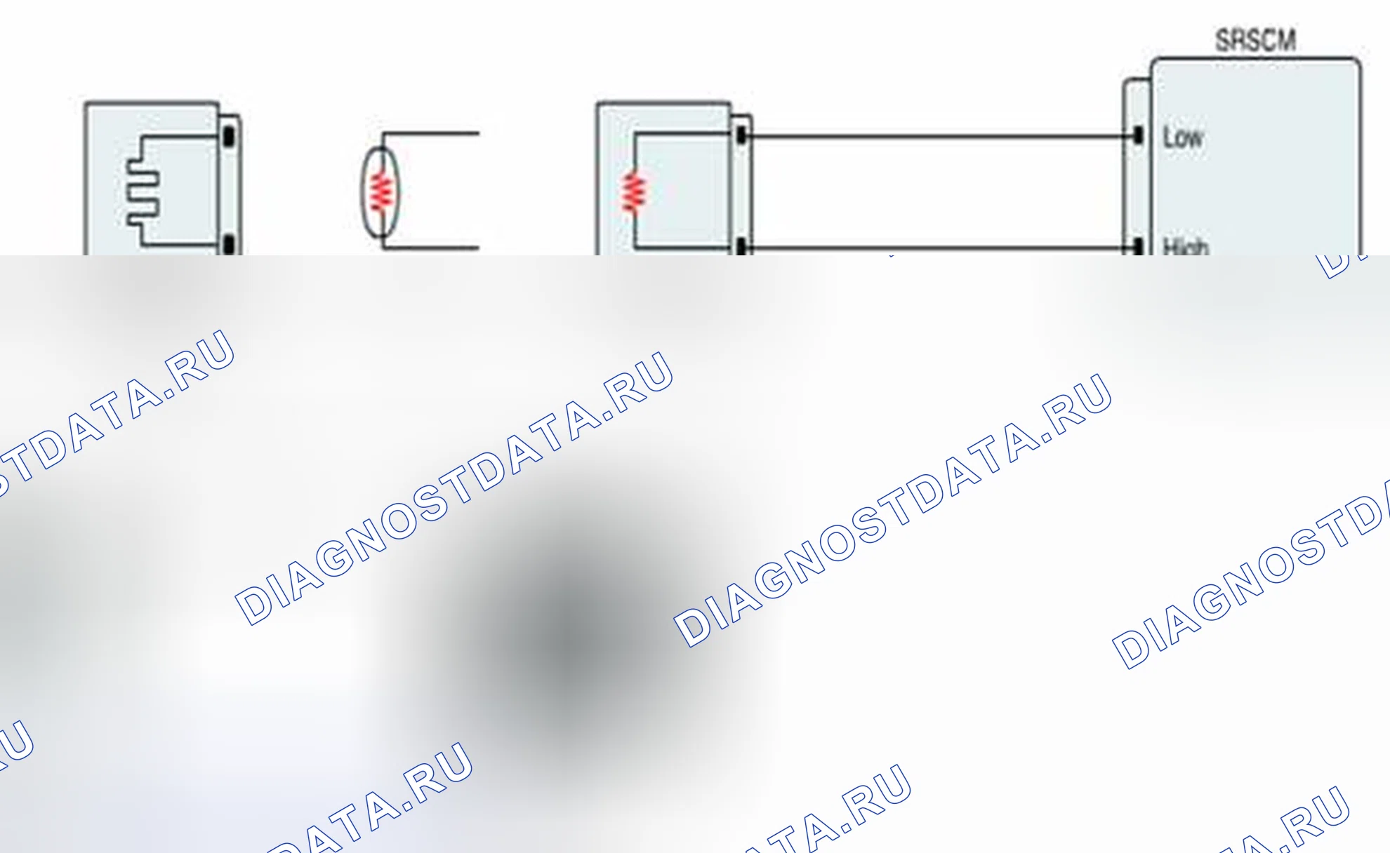 Рис. 355: Проверка цепи пиропатрон. Geely SC7 I