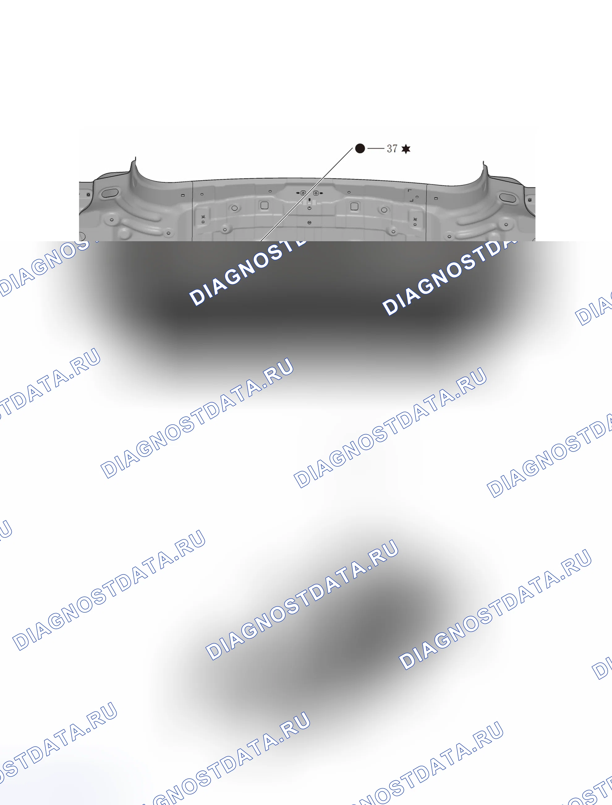 Узел заднего пола — Haval F7. Haval F7 I