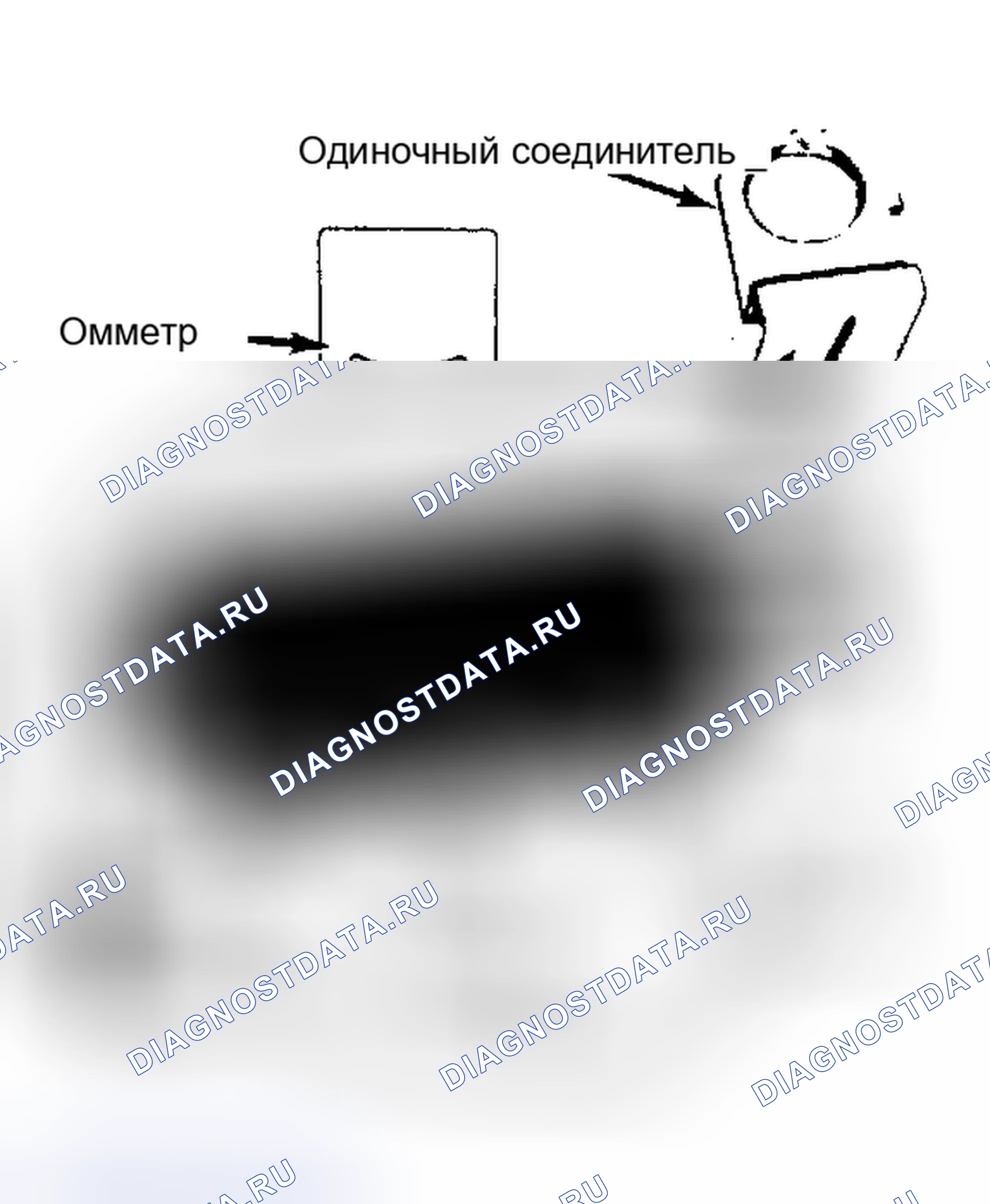 Рис. 5: Стендовые испытания диодного трио Испытания диодного трио с использованием омметра. Chevrolet Suburban VIII