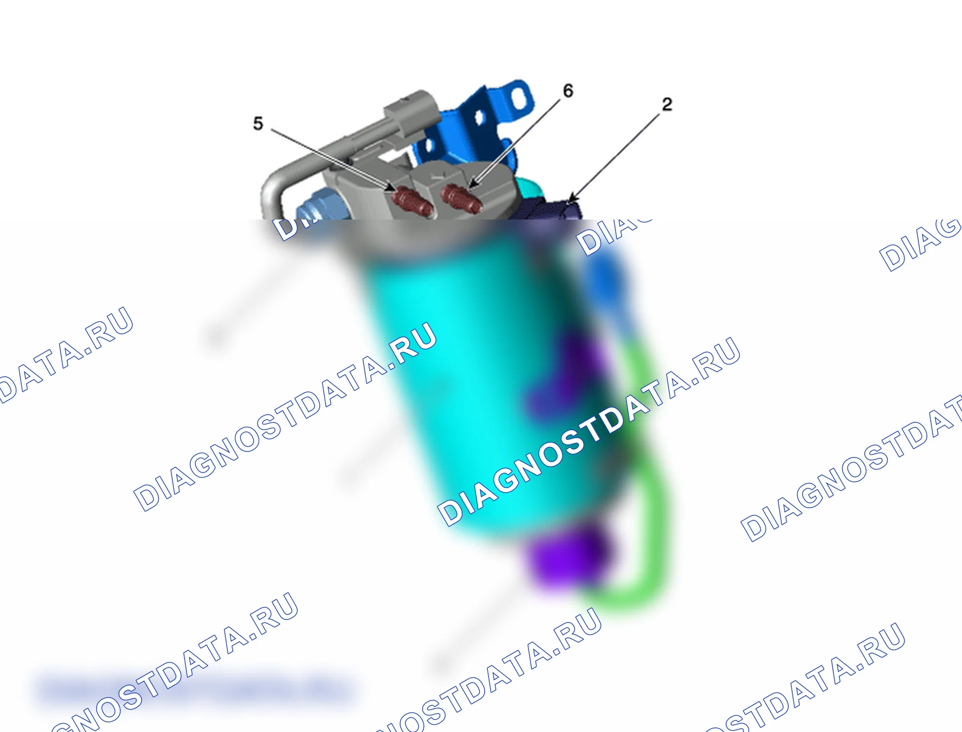 Топливный фильтр. Hyundai i20 GB