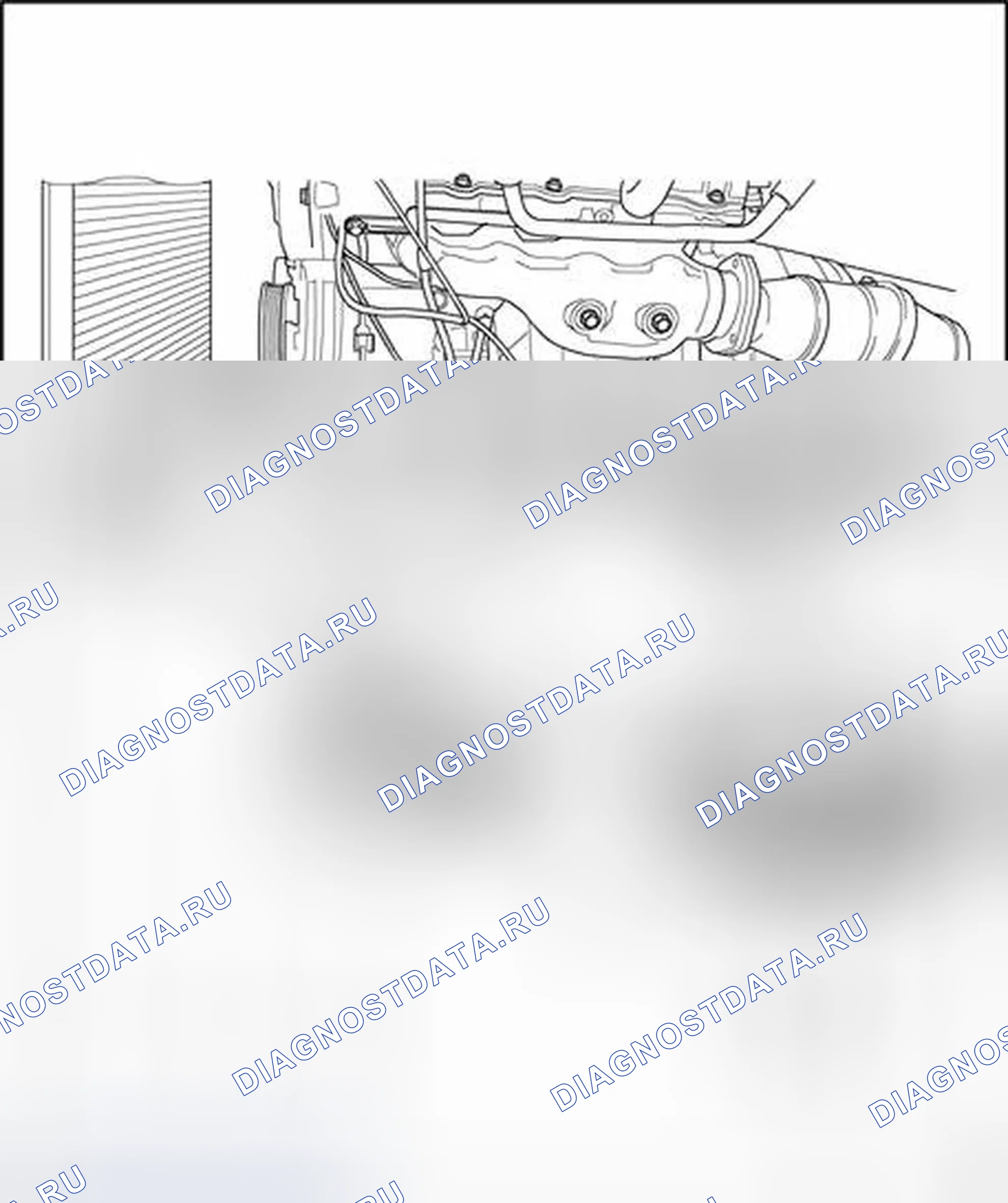Рис. 20: Линии охлаждения ATF, обзор сборки. Audi A8 D3 рестайлинг