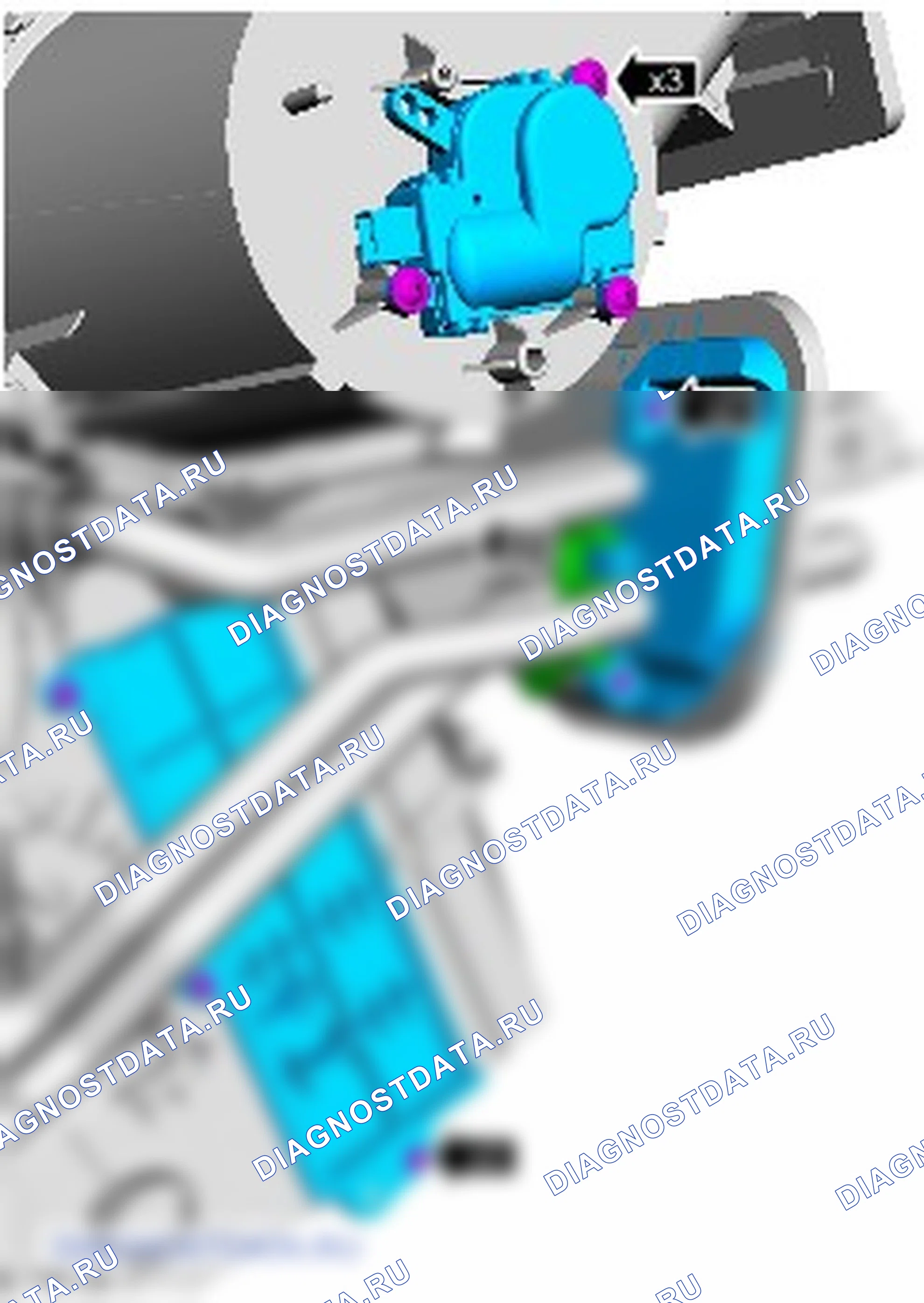 Разборка и сборка корпуса системы климат-контроля. Ford S-MAX I